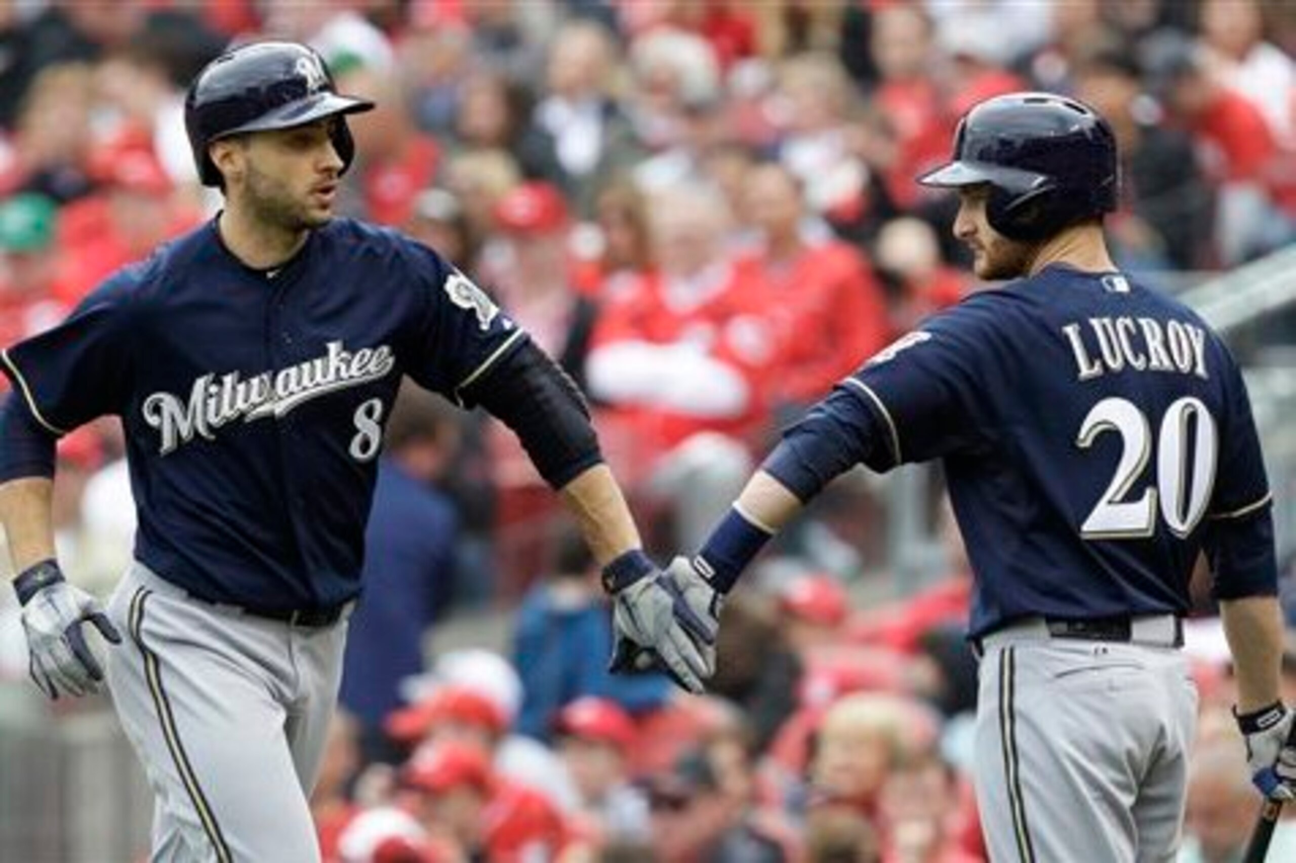 Ryan Braun and Jonathan Lucroy are two pieces of what could be a dangerous Brewers lineup.