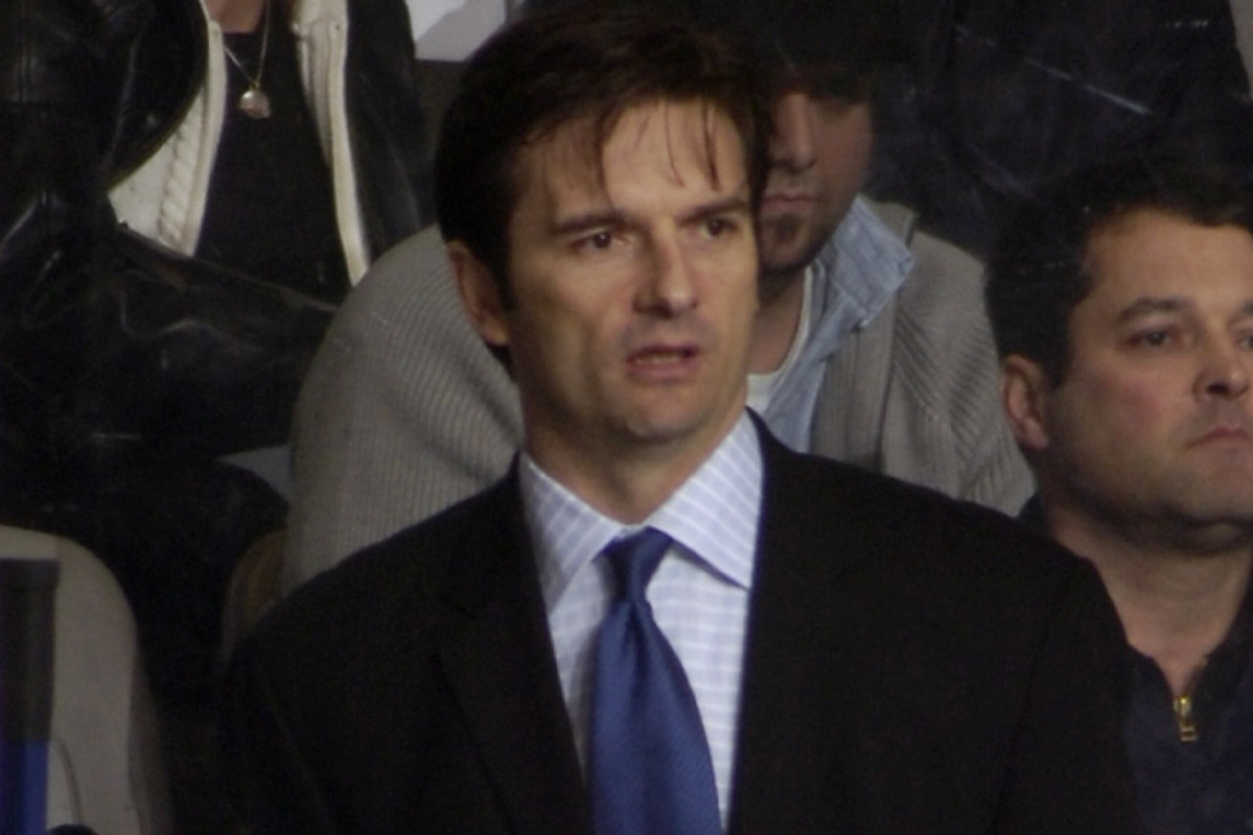 TORONTO - FEBRUARY 17:  Assistant coach Dallas Eakins of the Toronto Marlies looks on against the Syracuse Crunch at Ricoh Coliseum on February 17, 2006 in Toronto, Ontario, Canada. Syracuse won 3-2 in a shootout. (Photo by Graig Abel/Getty Images)