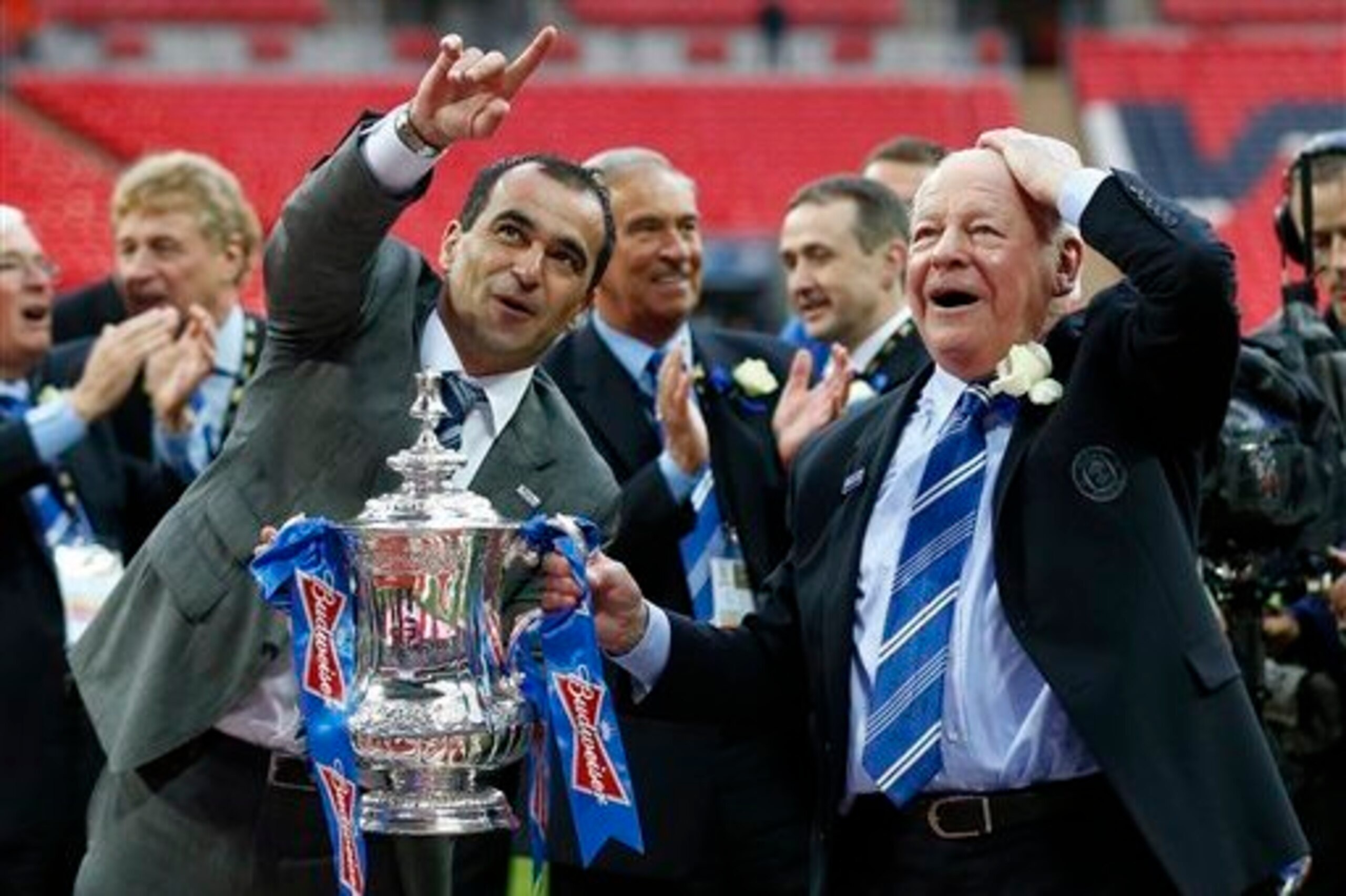 Roberto Martinez has yet to win any silverware with Everton, despite having won the FA Cup with Wigan Athletic. Roberto Martinez has yet to win any silverware with Everton, despite having won the FA Cup with Wigan Athletic.