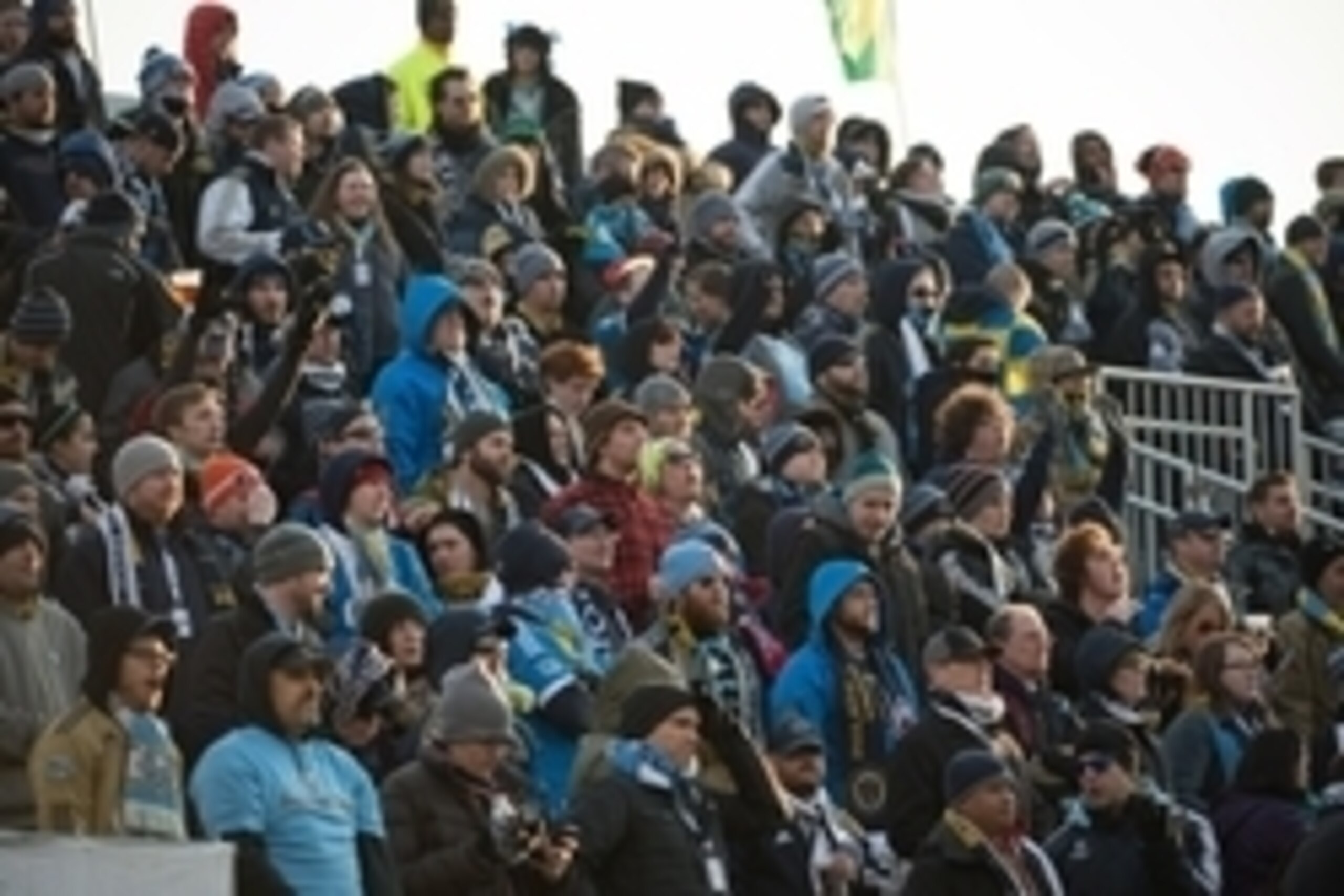 Mar 7, 2015; Philadelphia, PA, USA; Philadelphia Union fans during a game against the Colorado Rapids at PPL Park. The game ended in a 0-0 draw. Mandatory Credit: Derik Hamilton-USA TODAY Sports
