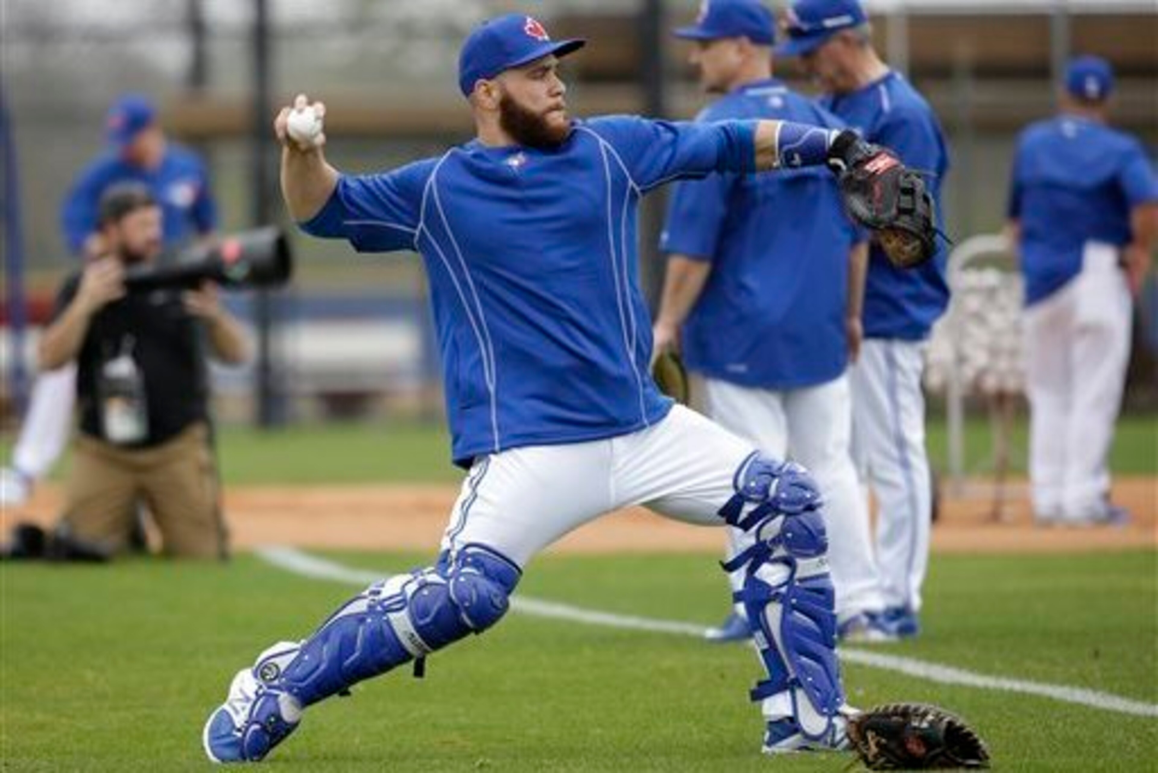 Martin threw out an MLB-leading 37 would-be base stealers last season.