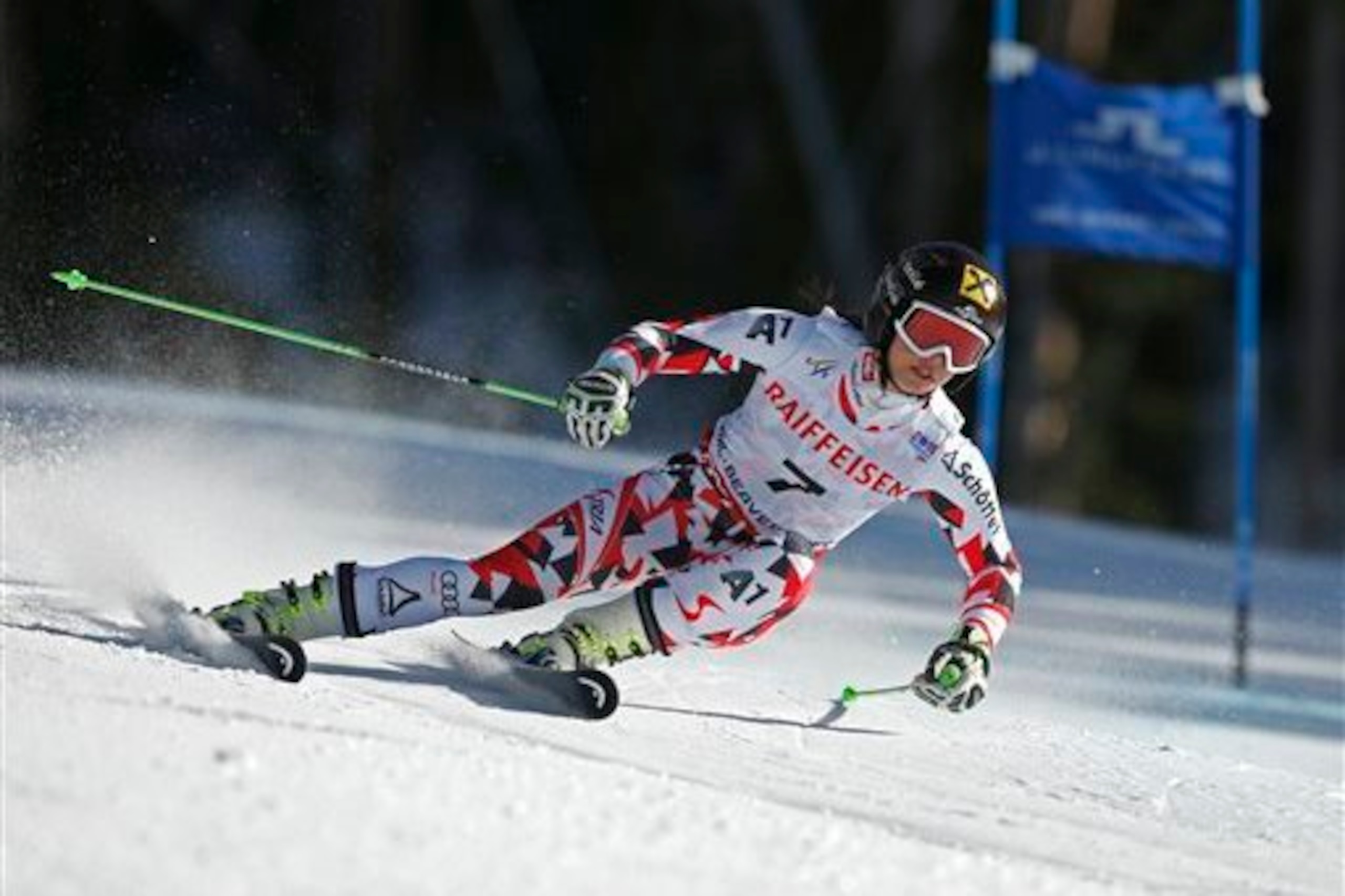 Giant slalom may prove to be Fenninger's best chance of adding to her collection of crystal globes.