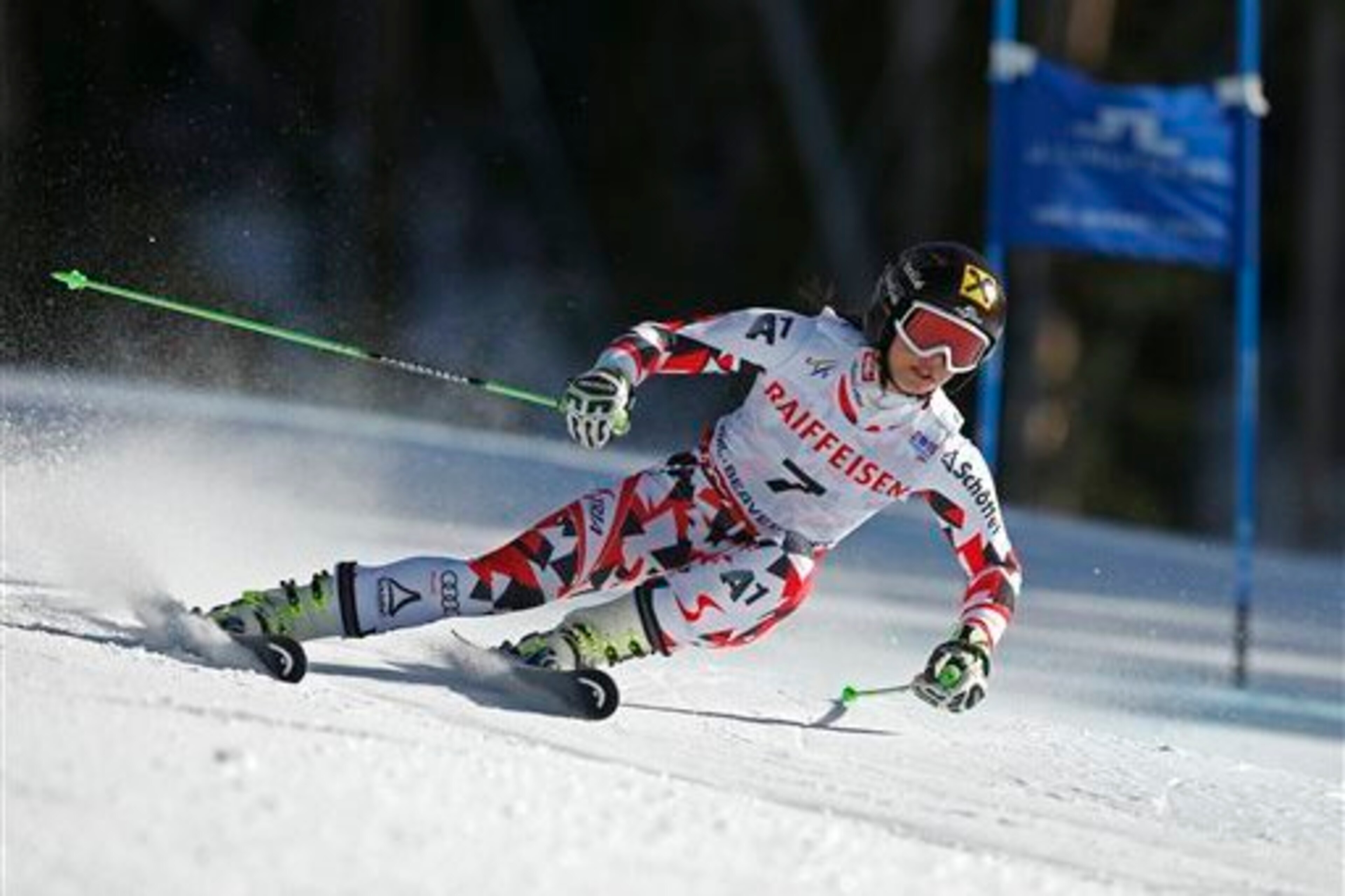 Giant slalom may prove to be Fenninger's best chance of adding to her collection of crystal globes.