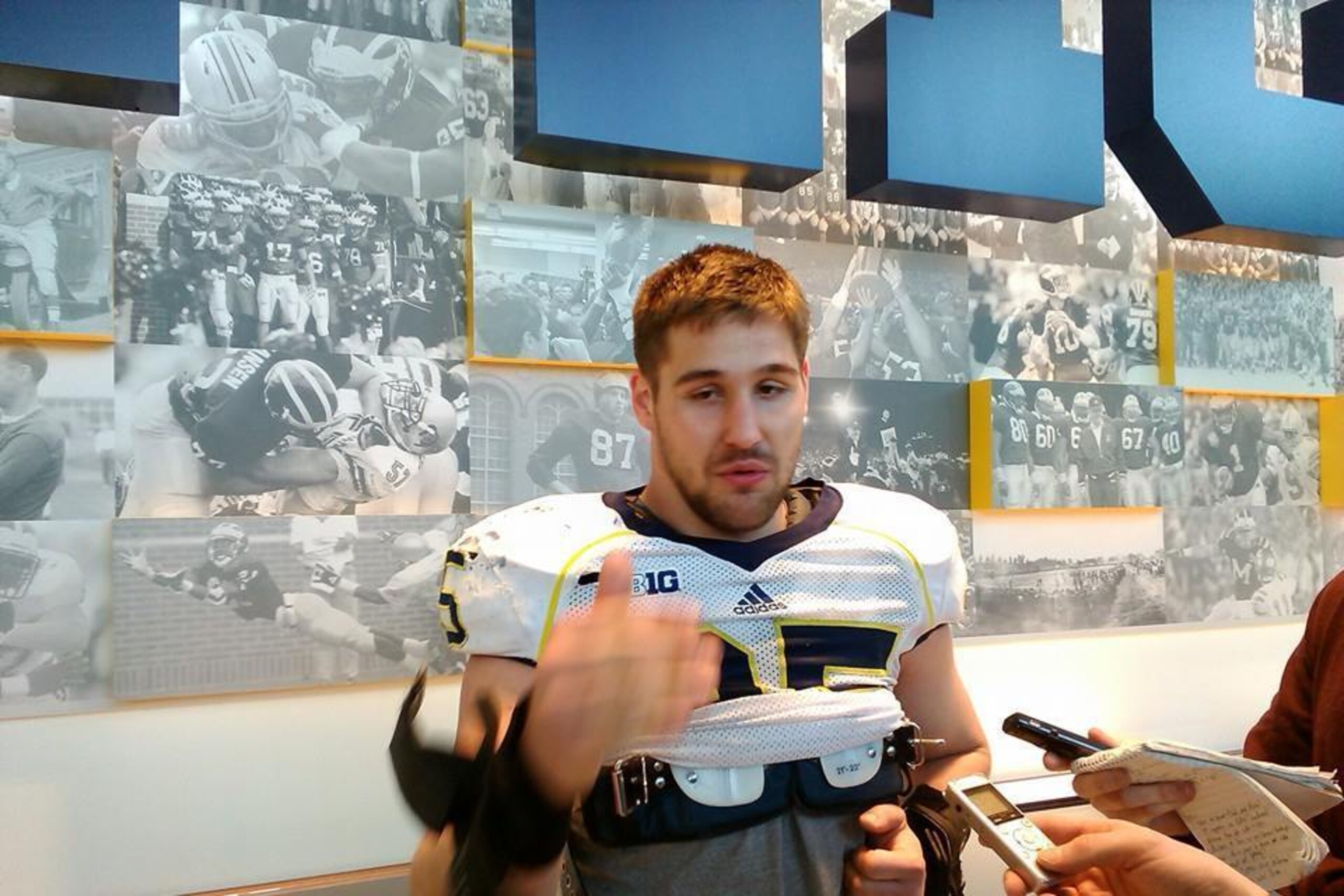 Bolden was upfront with the media on Thursday.