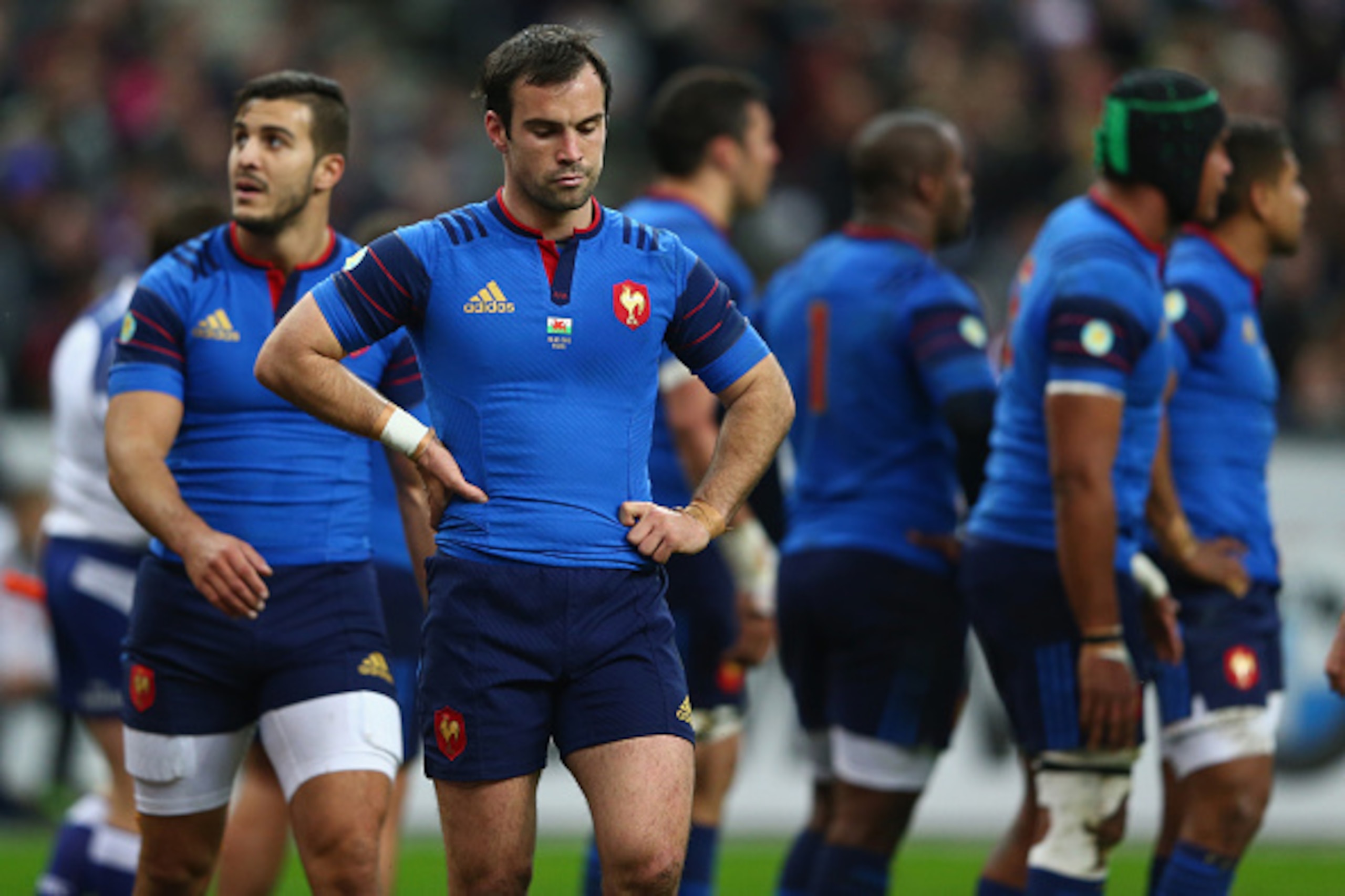 PARIS, FRANCE - FEBRUARY 28: Morgan Parra of France cuts a dejected figure during the RBS Six Nations match between France and Wales at the Stade de France on February 28, 2015 in Paris, France. (Photo by Michael Steele/Getty Images) PARIS, FRANCE - FEBRUARY 28: Morgan Parra of France cuts a dejected figure during the RBS Six Nations match between France and Wales at the Stade de France on February 28, 2015 in Paris, France. (Photo by Michael Steele/Getty Images)