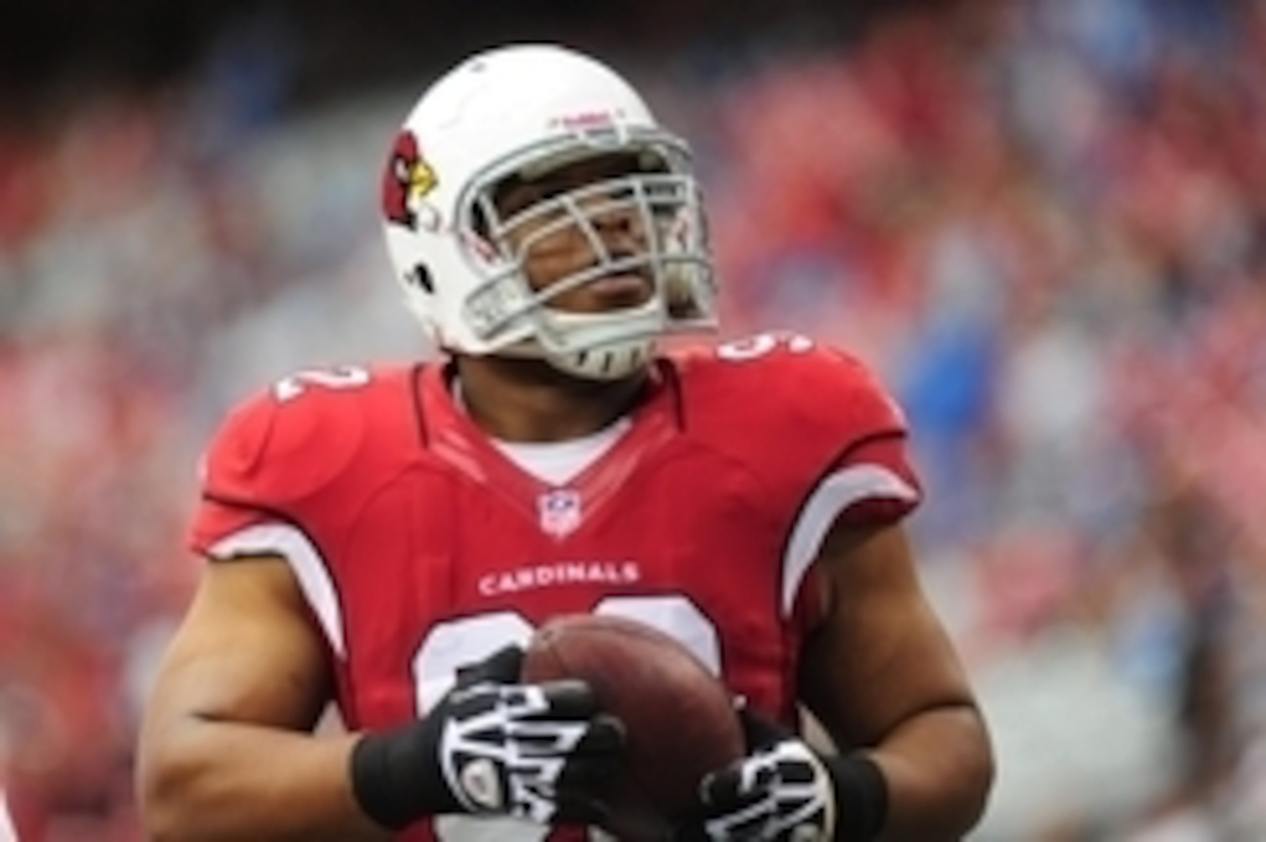 Sep 15, 2013; Phoenix, AZ, USA; Arizona Cardinals defensive tackle Dan Williams (92) against the Detroit Lions at University of Phoenix Stadium. Mandatory Credit: Jennifer Hilderbrand-USA TODAY Sports