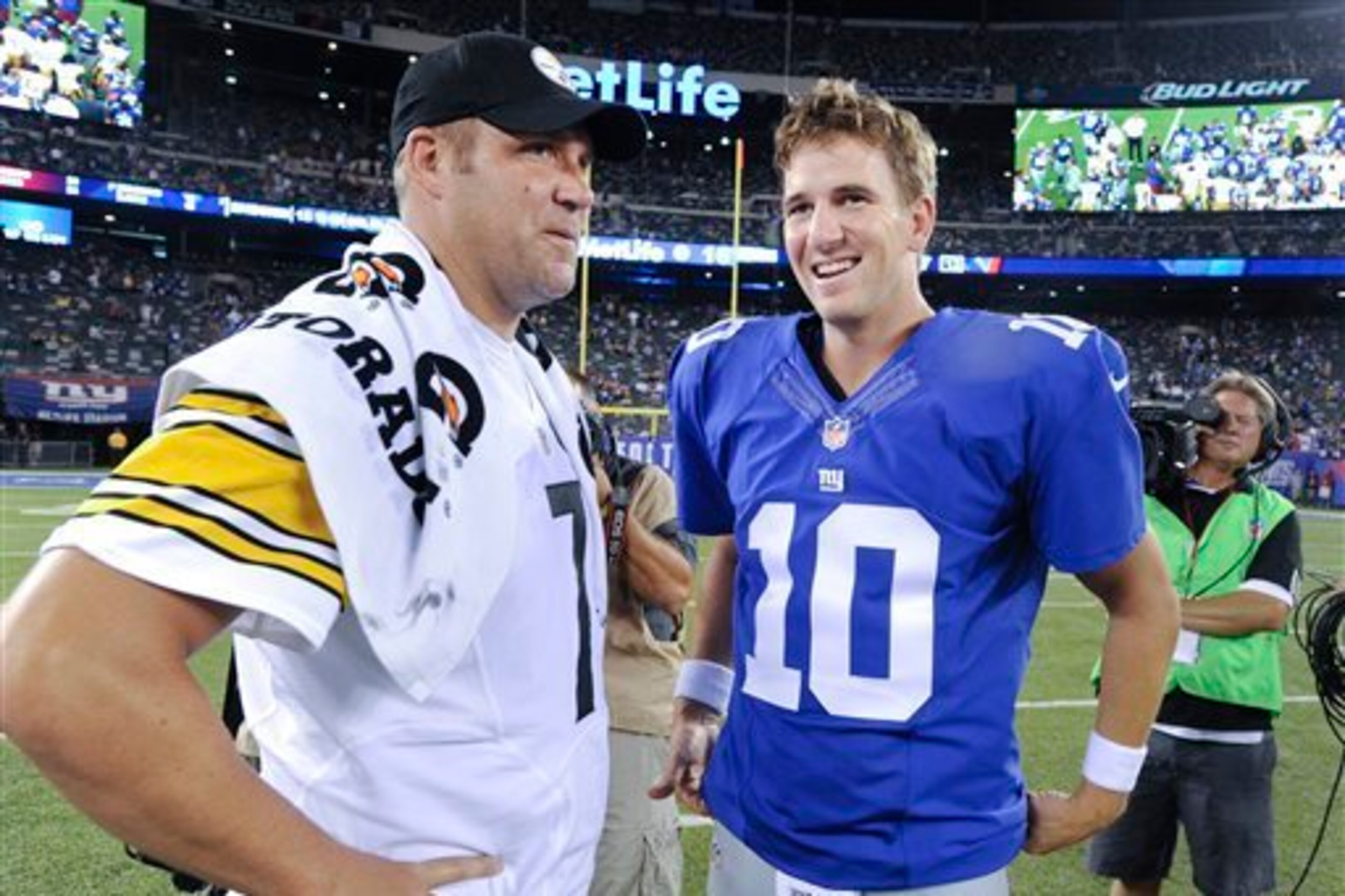 Ben Roethlisberger's new contract will likely serve as the blueprint for Eli Manning's forthcoming deal.