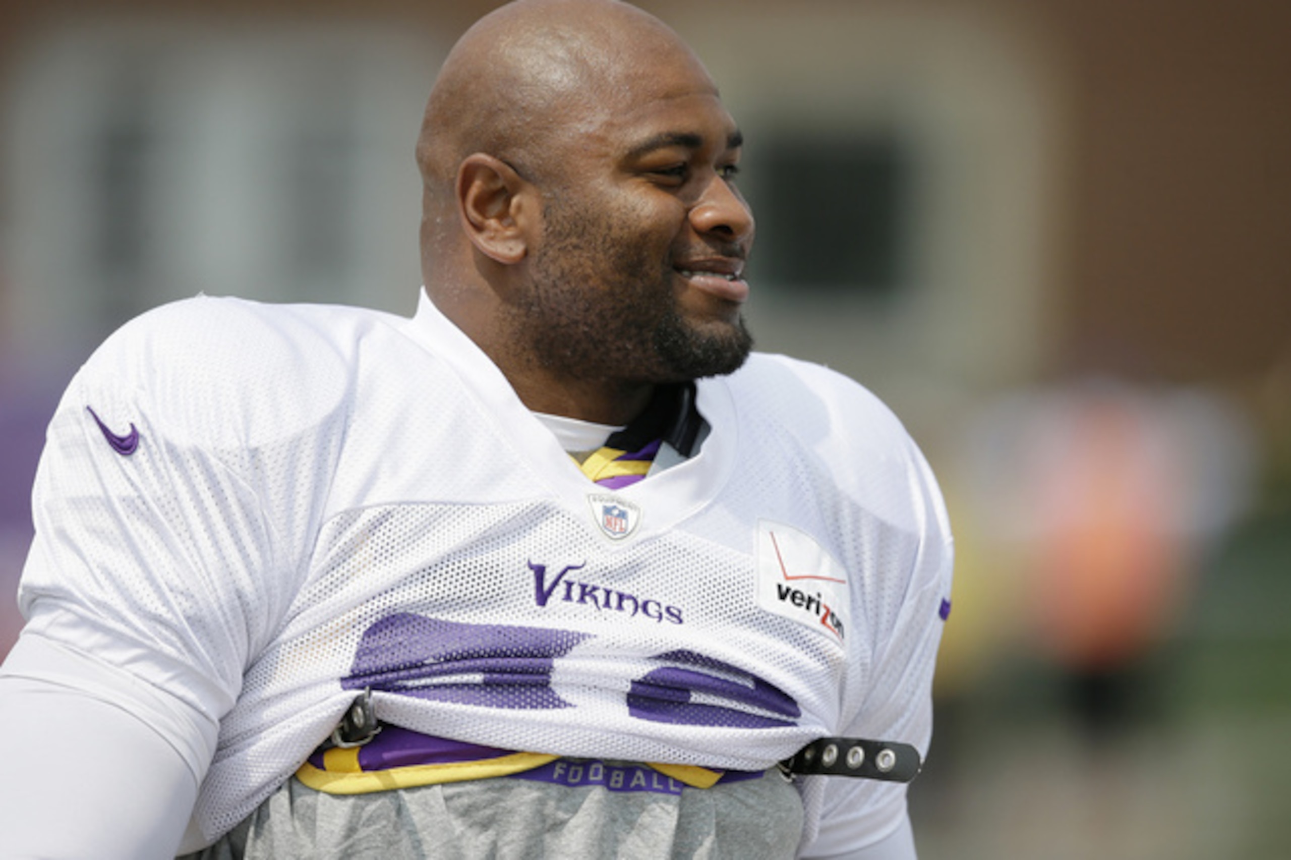Re-signing defensive tackle Tom Johnson is the biggest move the Vikings have made in free agency this year.