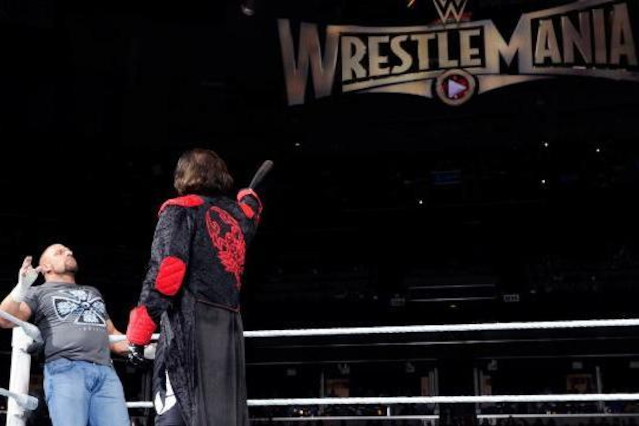 WWE's booking mentality: "Sting. Triple H. WrestleMania. Just watch it, everyone."