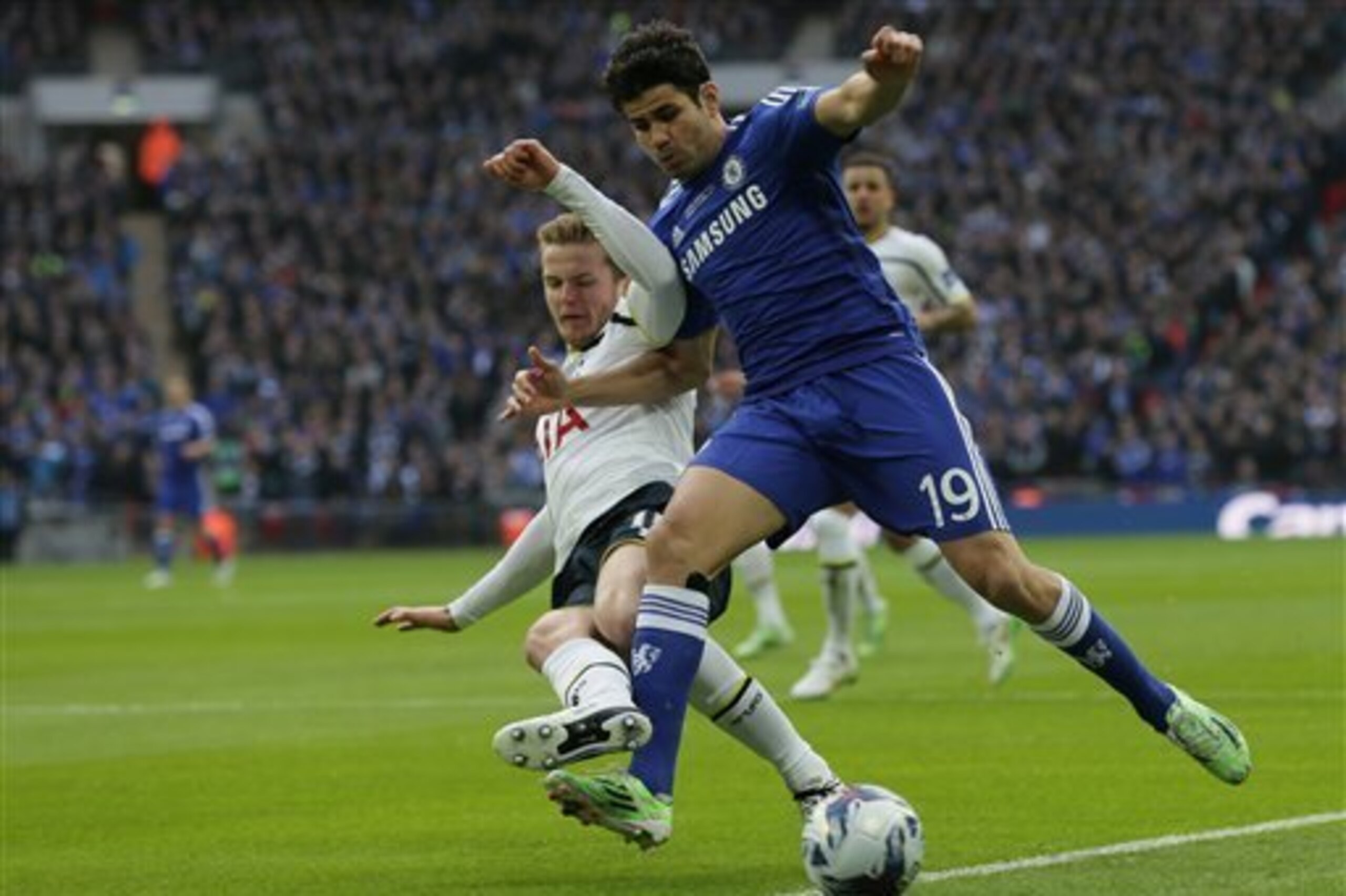 Dier won his share of battles with Diego Costa in the Capital One Cup final but was ultimately on the losing side.