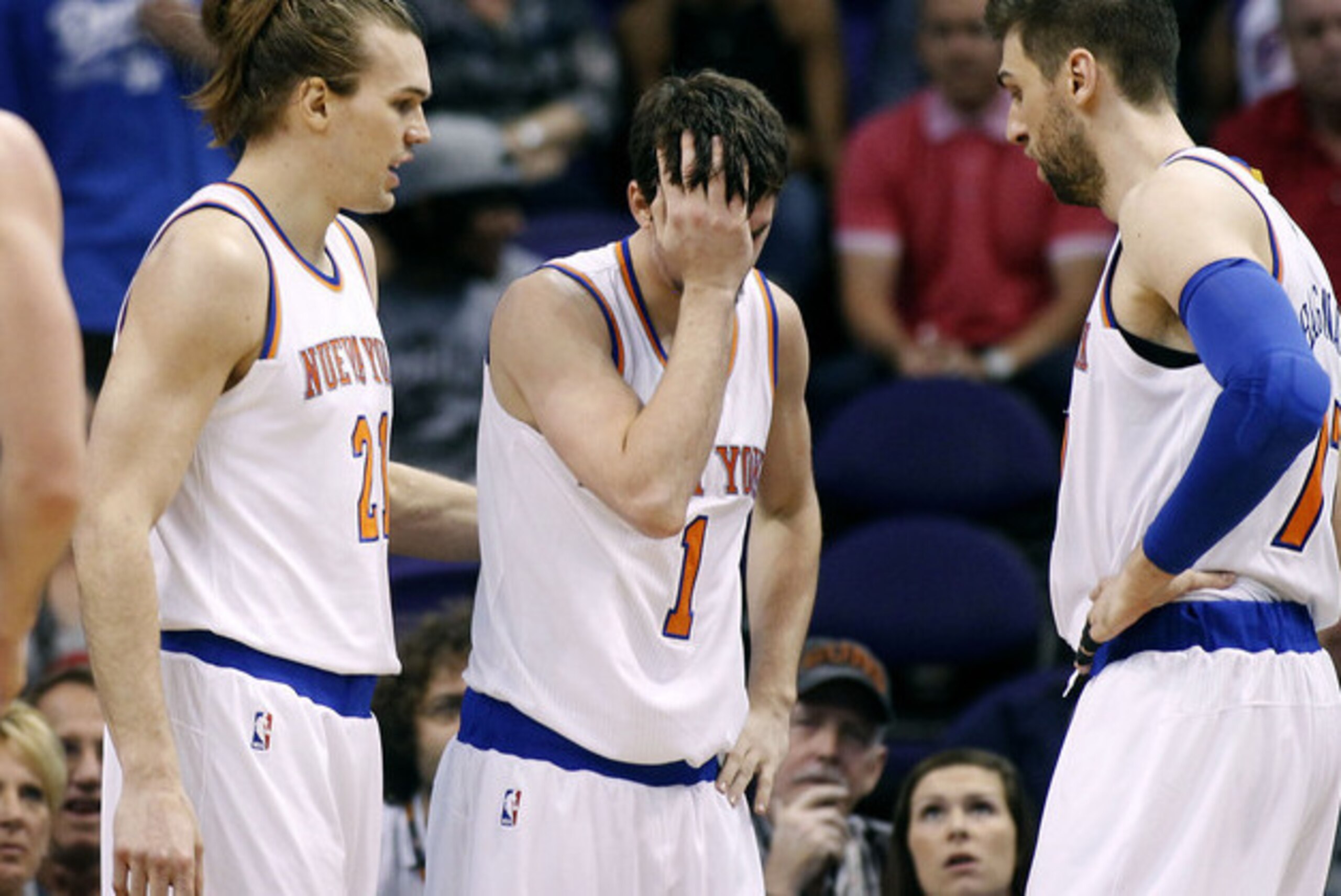 The Knicks currently hold a one-game lead over the Timberwolves for the NBA's worst record this season.