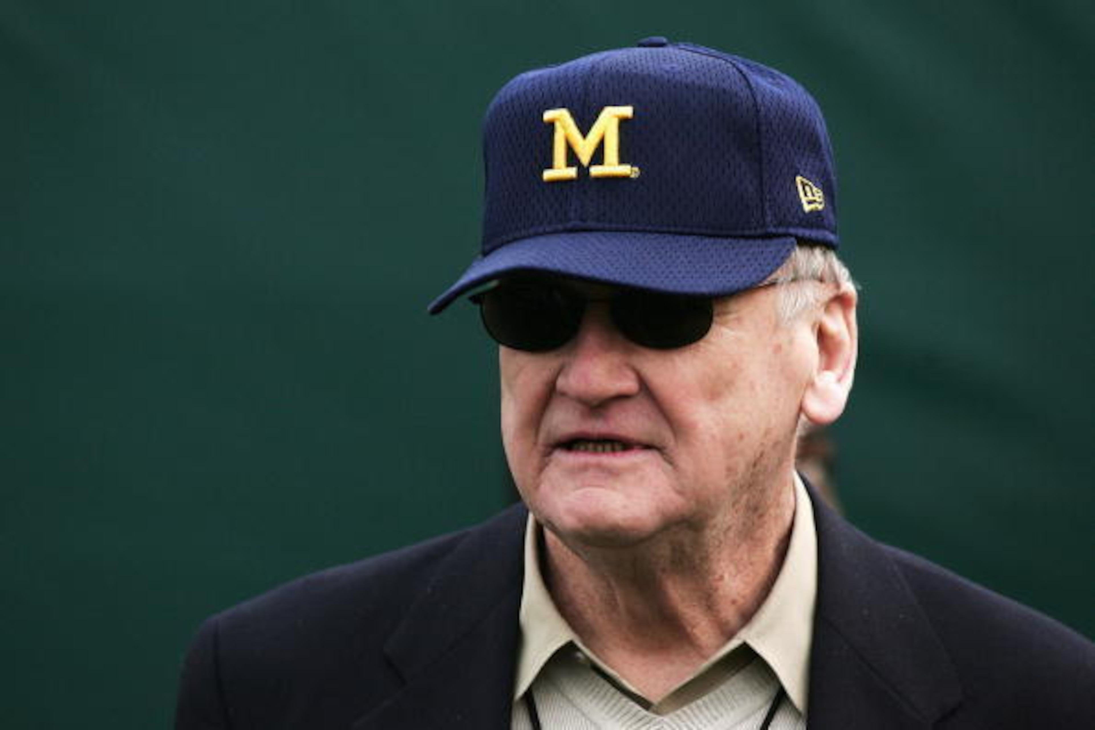 PASADENA, CA - JANUARY 01: Former head coach Bo Schembechler of the Michigan Wolverines looks on in the 91st Rose Bowl Game against the Texas Longhorns at the Rose Bowl on January 1, 2005 in Pasadena, California. (Photo by Jed Jacobsohn/Getty Images) PASADENA, CA - JANUARY 01: Former head coach Bo Schembechler of the Michigan Wolverines looks on in the 91st Rose Bowl Game against the Texas Longhorns at the Rose Bowl on January 1, 2005 in Pasadena, California. (Photo by Jed Jacobsohn/Getty Images)