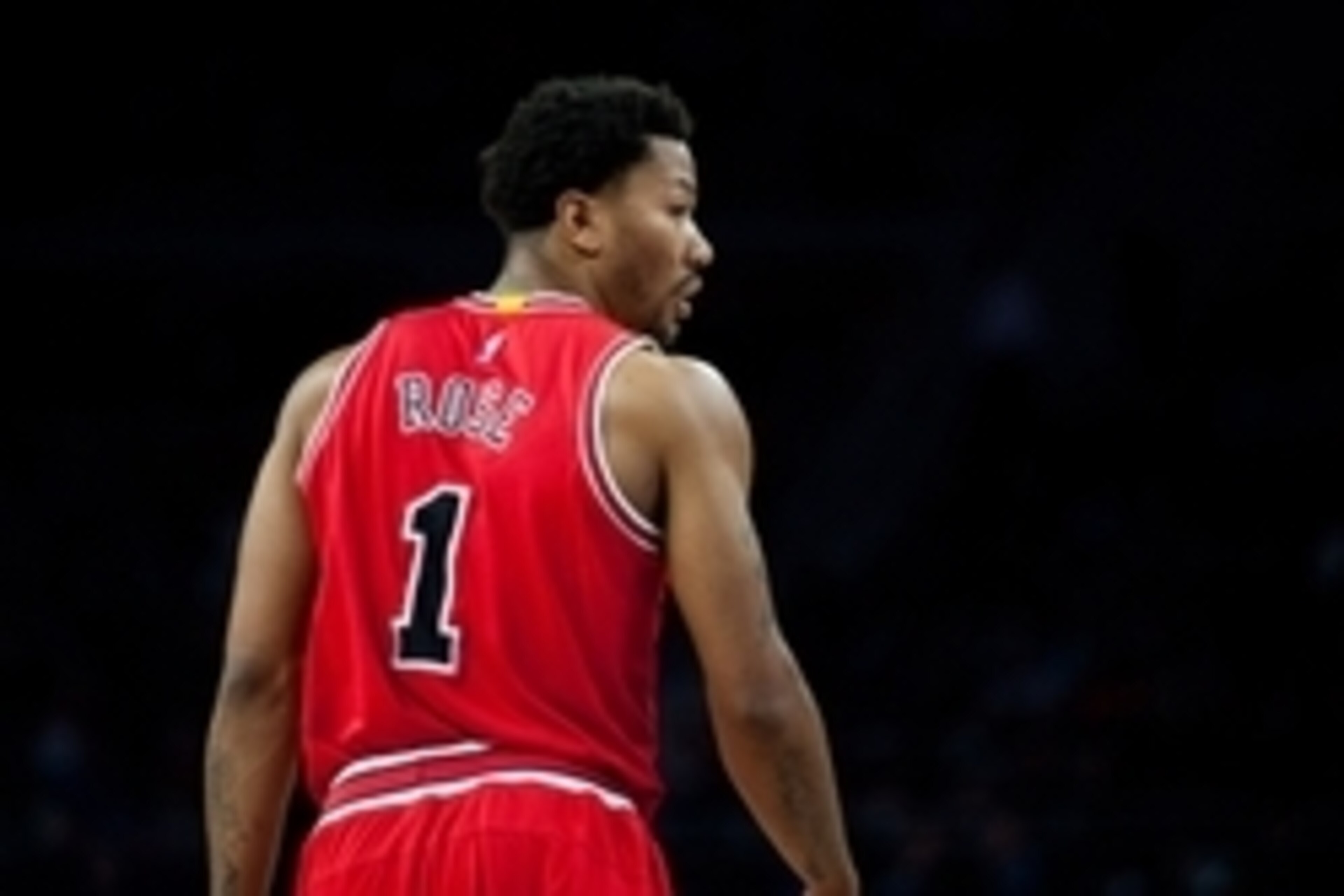 Feb 20, 2015; Auburn Hills, MI, USA; Chicago Bulls guard Derrick Rose (1) during the fourth quarter against the Detroit Pistons at The Palace of Auburn Hills. Mandatory Credit: Tim Fuller-USA TODAY Sports Feb 20, 2015; Auburn Hills, MI, USA; Chicago Bulls guard Derrick Rose (1) during the fourth quarter against the Detroit Pistons at The Palace of Auburn Hills. Mandatory Credit: Tim Fuller-USA TODAY Sports