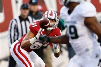 Fuchs thinks his size can make him stand out more in football than in basketball.