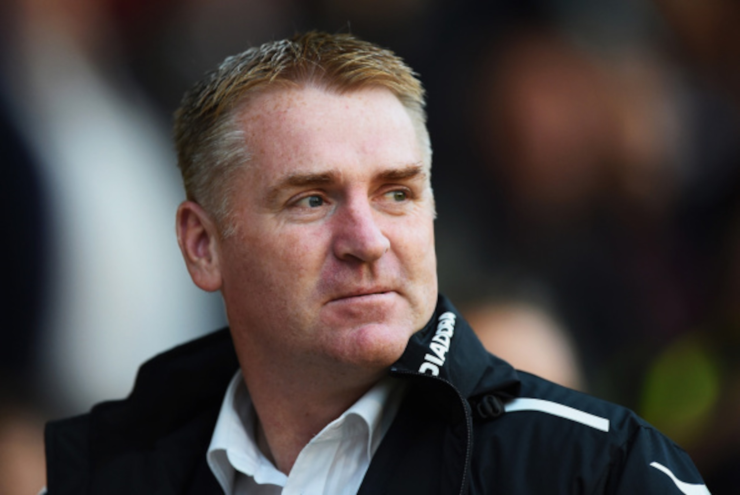 WALSALL, ENGLAND - AUGUST 26: Dean Smith, manager of Walsall looks on prior to the Capital One Cup Second Round match between Walsall and Crystal Palace at Banks' Stadium on August 26, 2014 in Walsall, England.  (Photo by Laurence Griffiths/Getty Images)