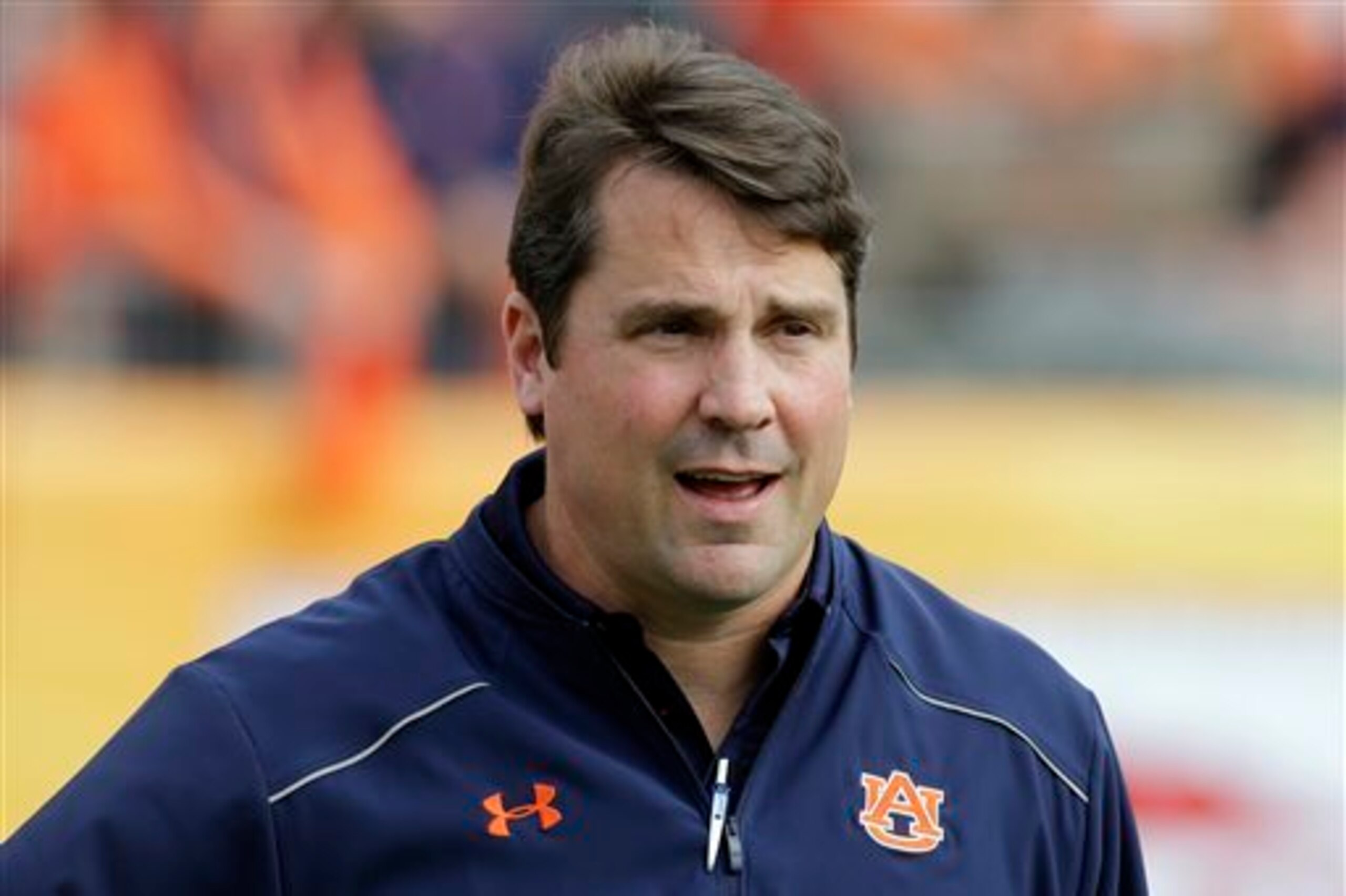 Auburn defensive coordinator Will Muschamp