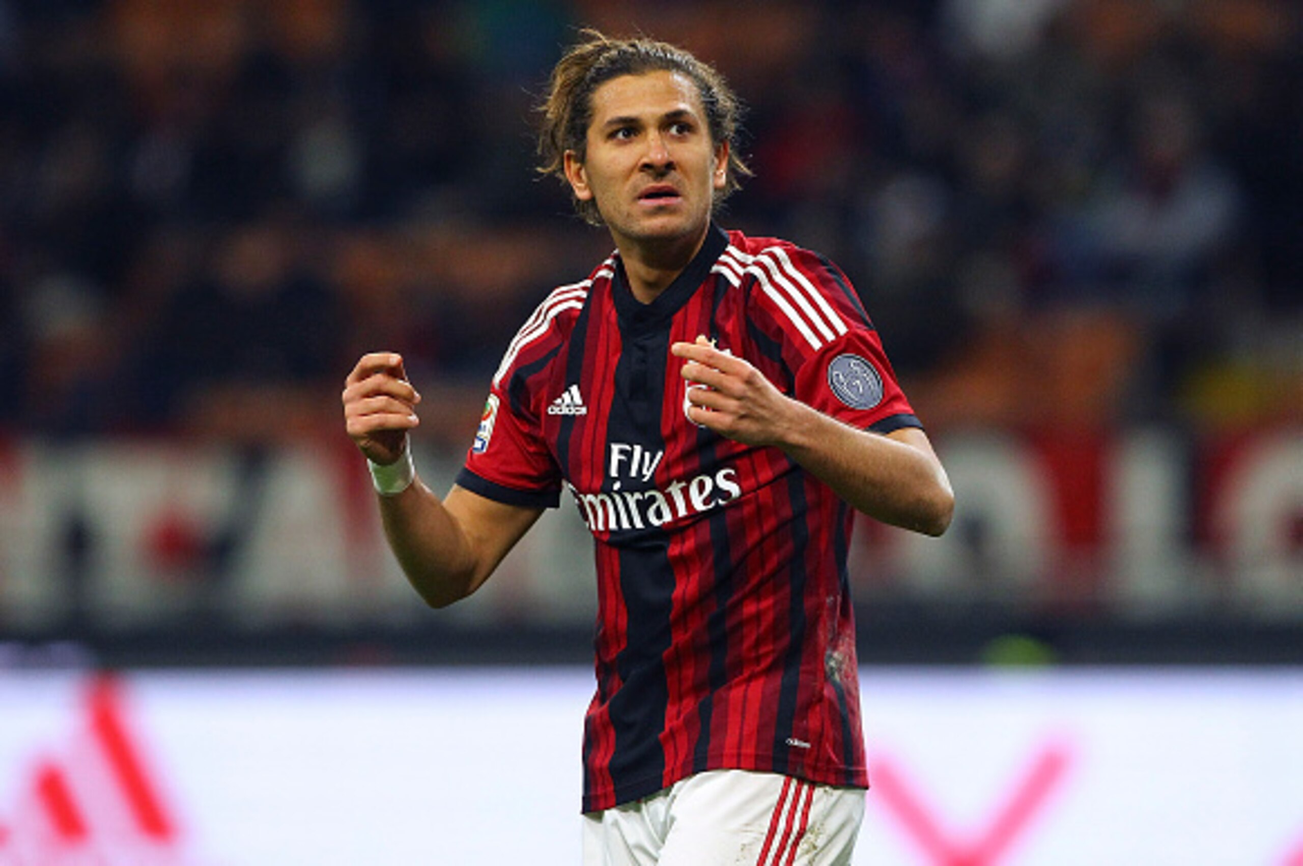 MILAN, ITALY - MARCH 07:  Alessio Cerci of AC Milan looks on during the Serie A match between AC Milan and Hellas Verona FC at Stadio Giuseppe Meazza on March 7, 2015 in Milan, Italy.  (Photo by Marco Luzzani/Getty Images)