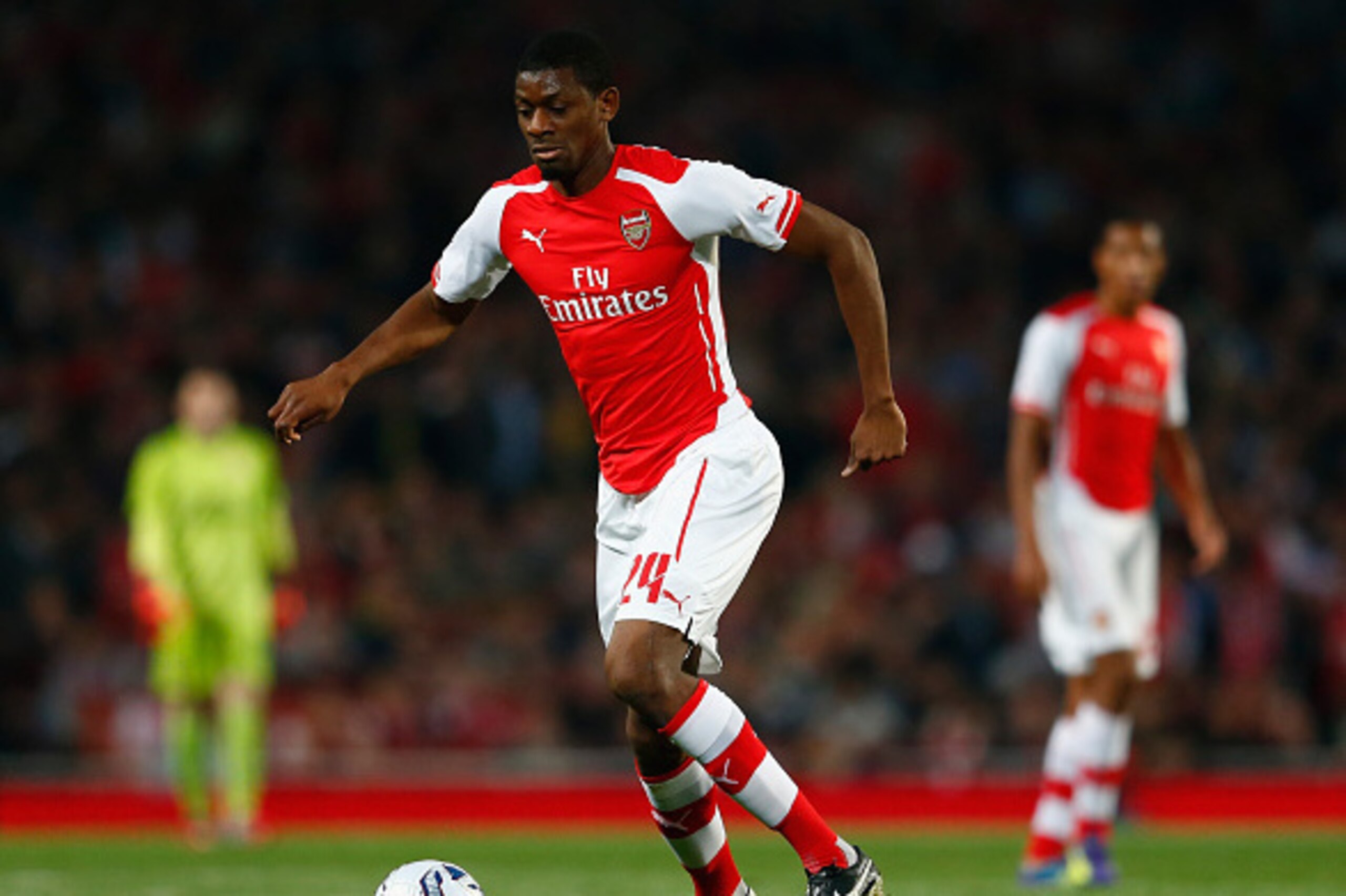 LONDON, ENGLAND - SEPTEMBER 23: Abou Diaby of Arsenal in action during the Capital One Cup Third Round match between Arsenal and Southampton at the Emirates Stadium on September 23, 2014 in London, England. (Photo by Julian Finney/Getty Images) LONDON, ENGLAND - SEPTEMBER 23: Abou Diaby of Arsenal in action during the Capital One Cup Third Round match between Arsenal and Southampton at the Emirates Stadium on September 23, 2014 in London, England. (Photo by Julian Finney/Getty Images)