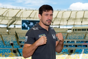 RIO DE JANEIRO, BRAZIL - FEBRUARY 10:  Demian Maia poses for a photo during the UFC Rio Open Workouts at Maracana Stadium on February 10, 2015 in Rio de Janeiro, Brazil.  (Photo by Buda Mendes/Getty Images)