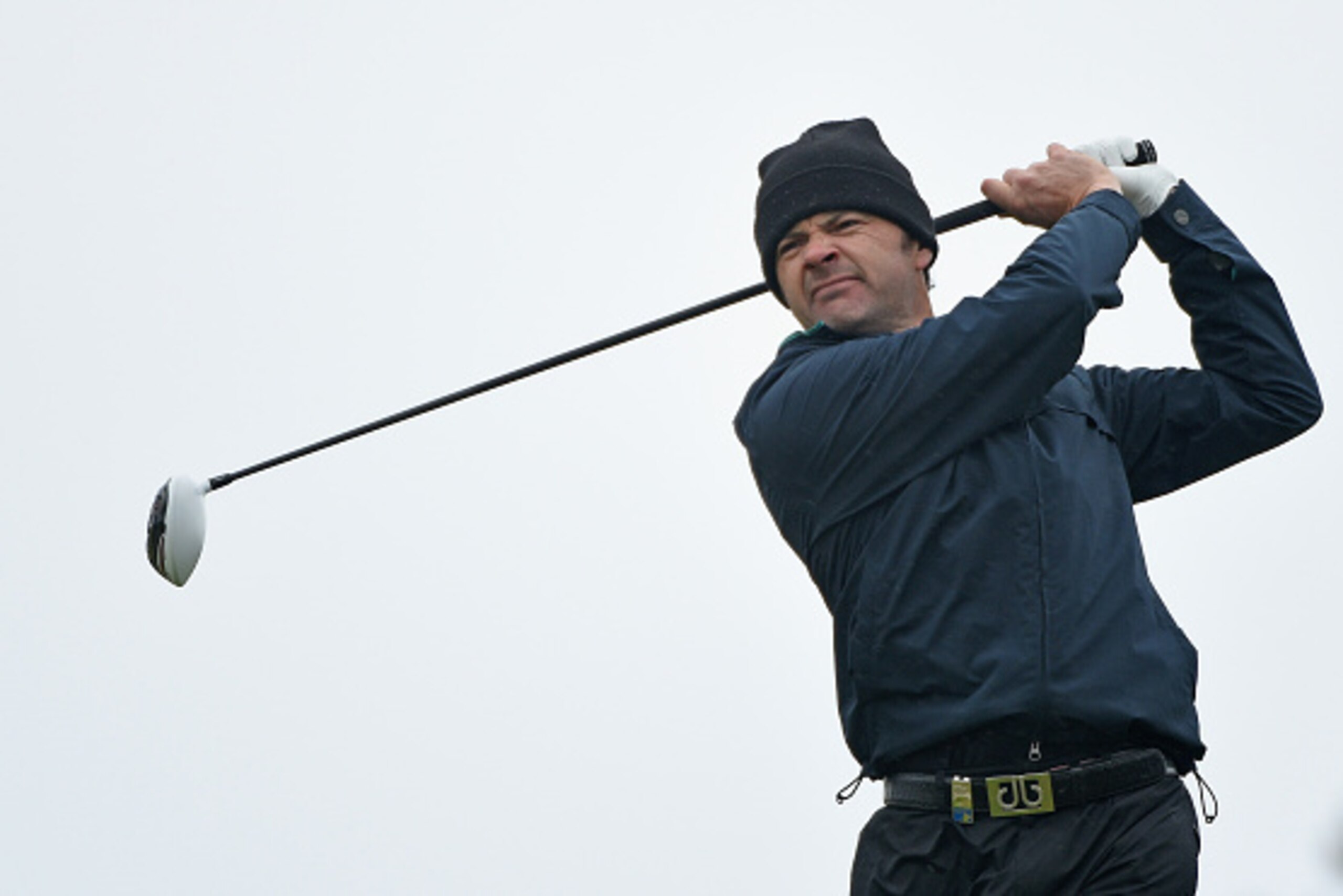 FUNCHAL, MADEIRA, PORTUGAL - MARCH 20:  Andrew Marshall of England in action during the first round of the Madeira Islands Open the at Santo da Serra Golf Club in Santo da Serra on March 20, 2015 in Funchal, Madeira, Portugal.  (Photo by Ross Kinnaird/Get