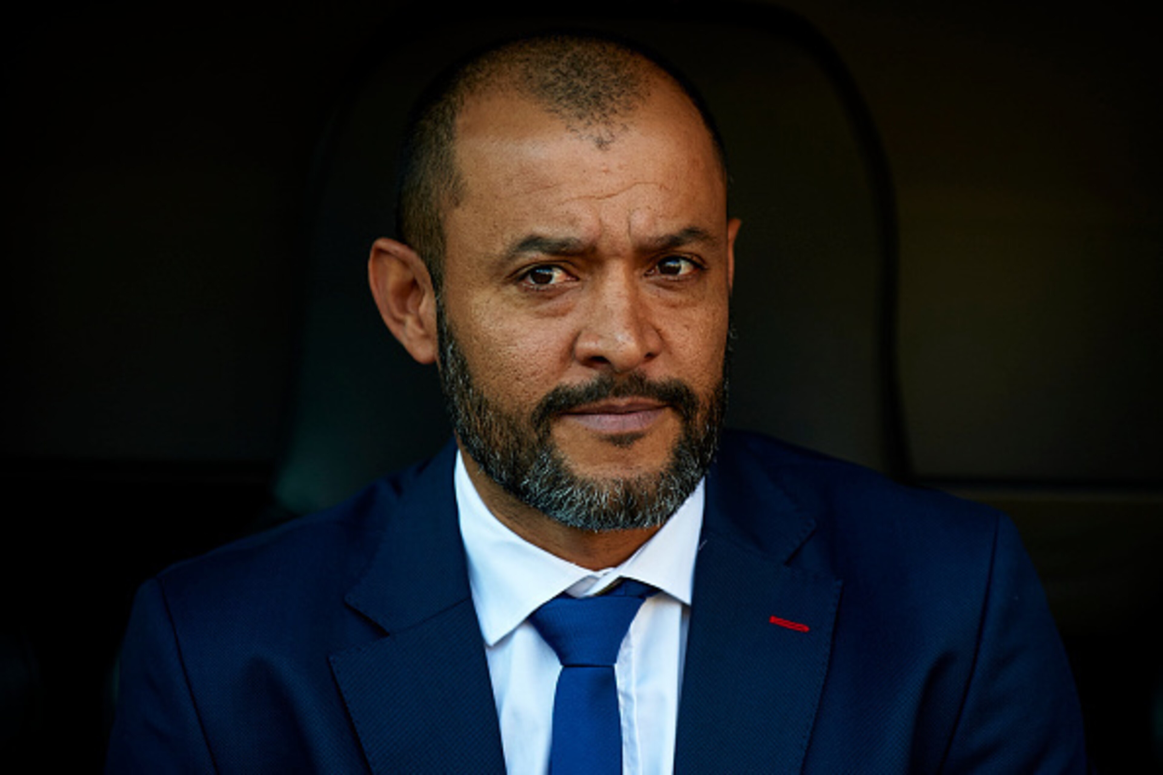 VALENCIA, SPAIN - OCTOBER 04:  Valencia manager Nuno Espirito Santo looks on prior to the La Liga match between Valencia CF and Club Atletico de Madrid at Estadi de Mestalla on October 4, 2014 in Valencia, Spain.  (Photo by Manuel Queimadelos Alonso/Getty