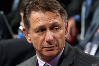 NEWARK, NJ - JUNE 30:  General manager Ken Holland of the Detroit Red Wings attends the 2013 NHL Draft at Prudential Center on June 30, 2013 in Newark, New Jersey.  (Photo by Dave Sandford/NHLI via Getty Images)