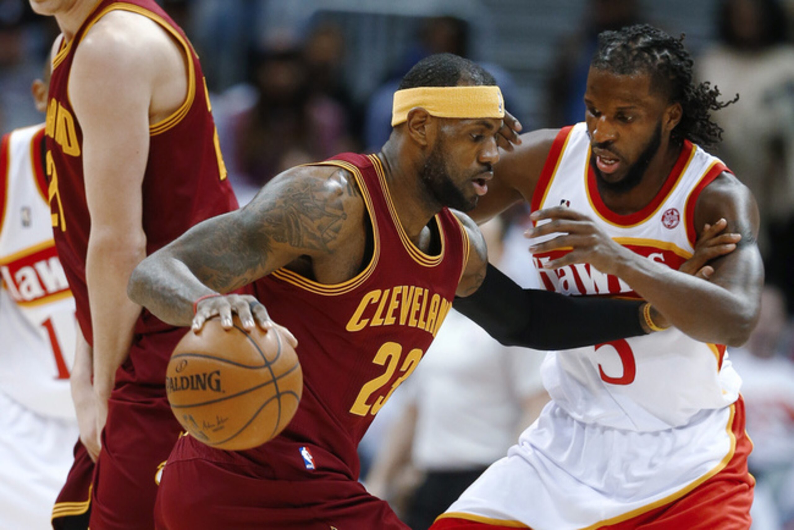 DeMarre Carroll knows how to bother LeBron James.