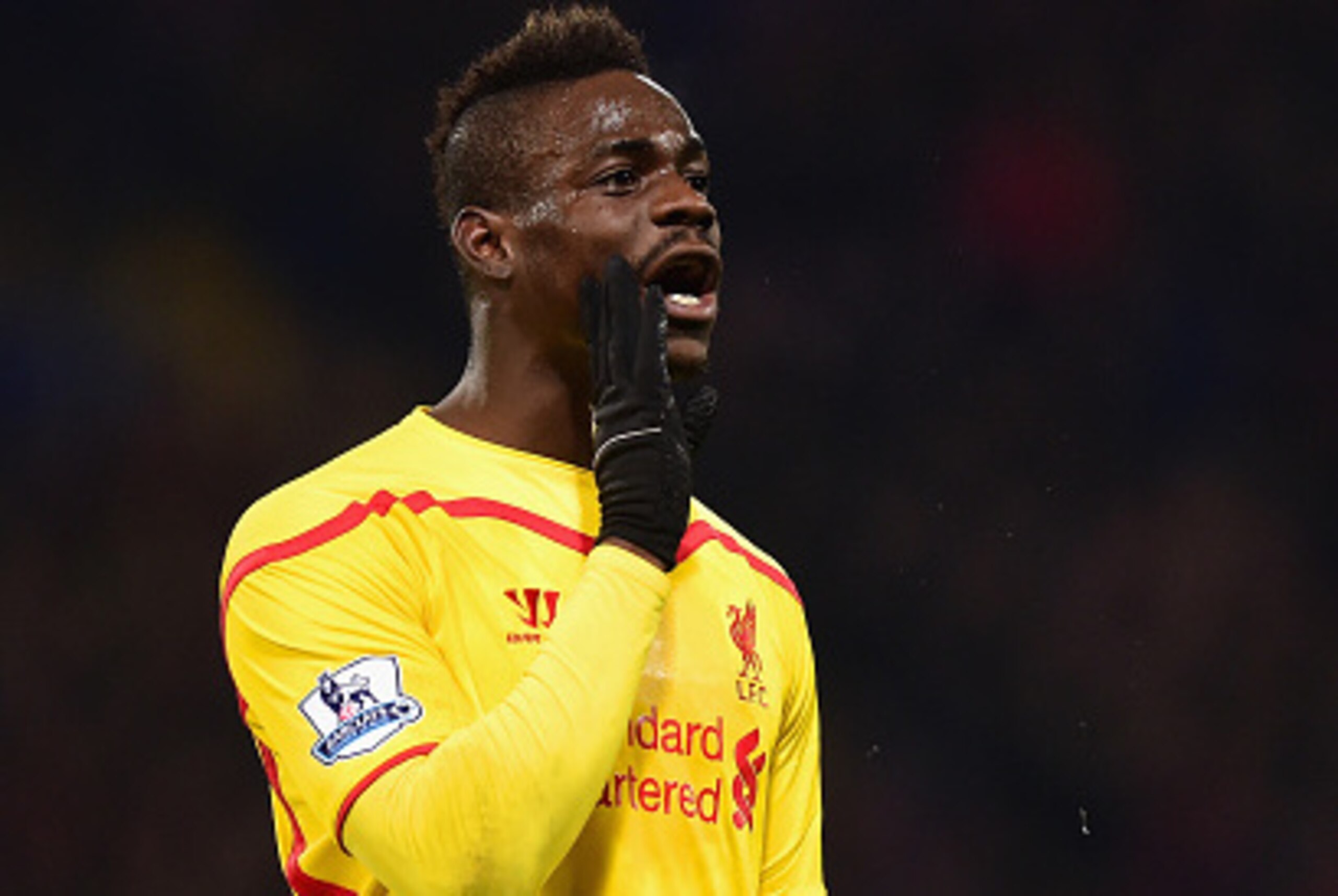 LONDON, ENGLAND - FEBRUARY 14: Mario Balotelli of Liverpool looks on during the FA Cup fifth round match between Crystal Palace and Liverpool at Selhurst Park on February 14, 2015 in London, England.  (Photo by Jamie McDonald/Getty Images)