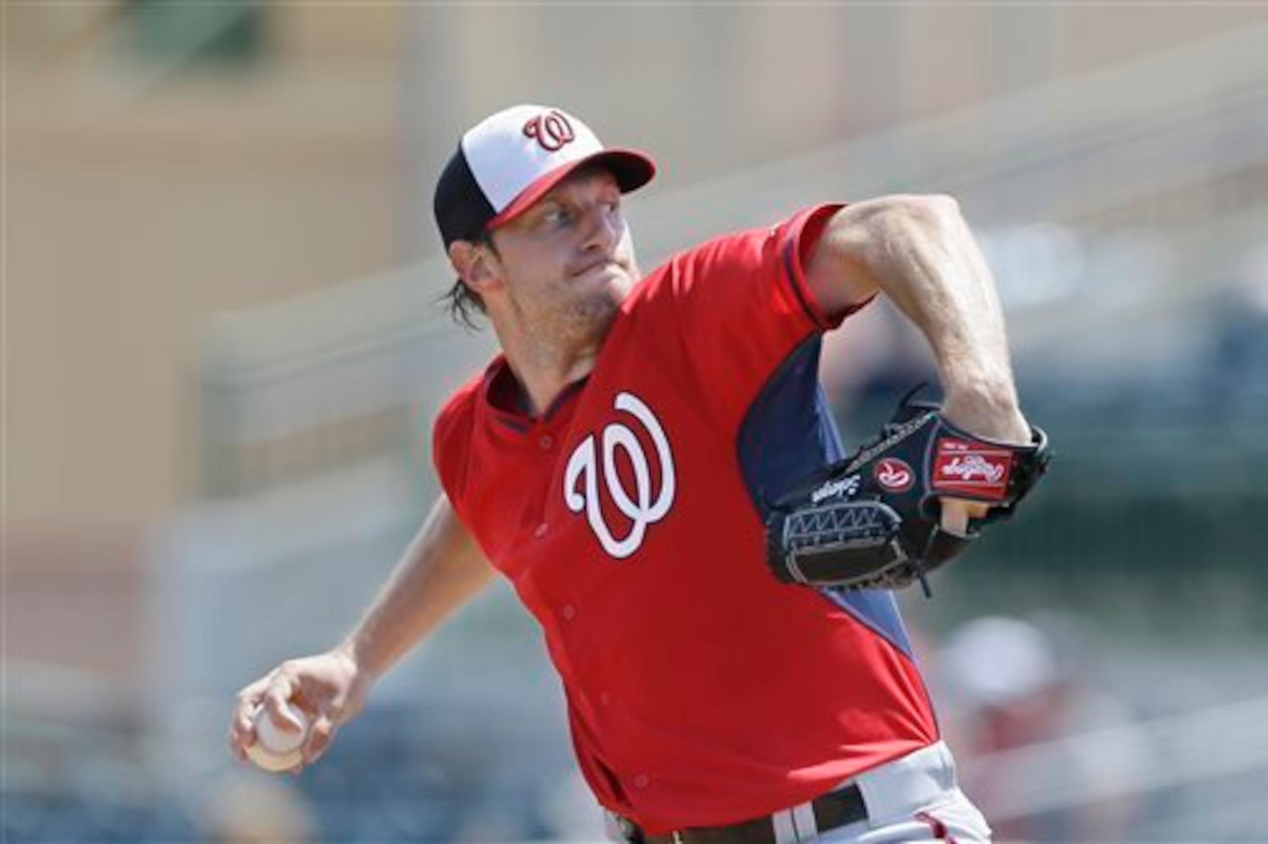The Nationals new Opening Day starter, Max Scherzer could put up even better numbers now that he's back in the NL. The Nationals new Opening Day starter, Max Scherzer could put up even better numbers now that he's back in the NL.