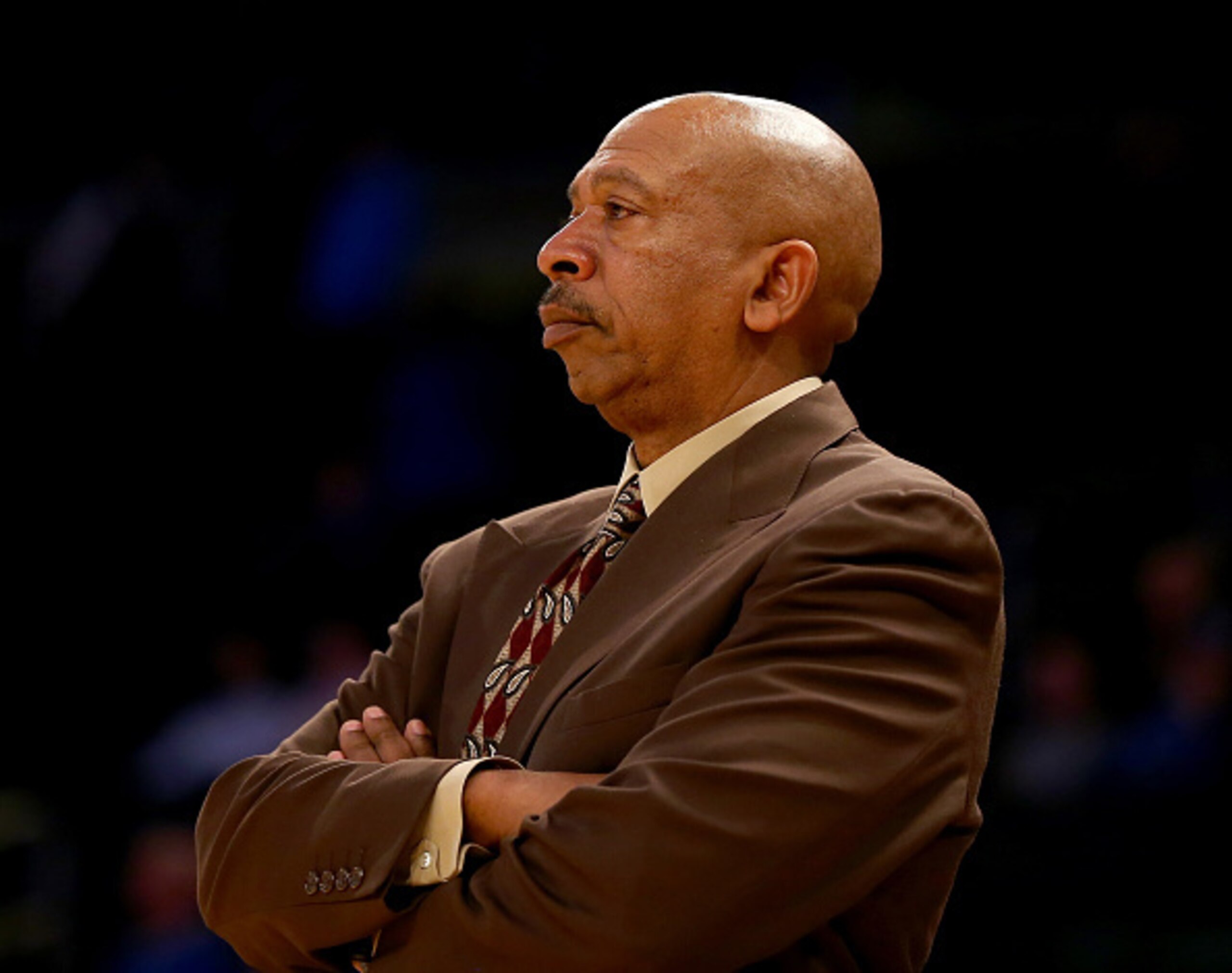 NEW YORK, NY - MARCH 11: Head coach Oliver Purnell of the DePaul Blue Demons looks on in the second half against the Creighton Bluejays during a first round game of the Big East basketball tournament at Madison Square Garden on March 11, 2015 in New York NEW YORK, NY - MARCH 11: Head coach Oliver Purnell of the DePaul Blue Demons looks on in the second half against the Creighton Bluejays during a first round game of the Big East basketball tournament at Madison Square Garden on March 11, 2015 in New York