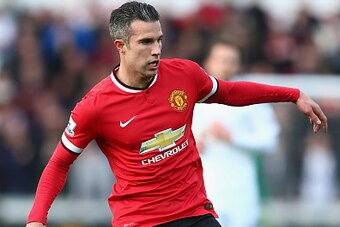 SWANSEA, WALES - FEBRUARY 21:  Robin van Persie of Manchester United during the Barclays Premier League match between Swansea City and Manchester United at Liberty Stadium on February 21, 2015 in Swansea, Wales.  (Photo by Michael Steele/Getty Images)