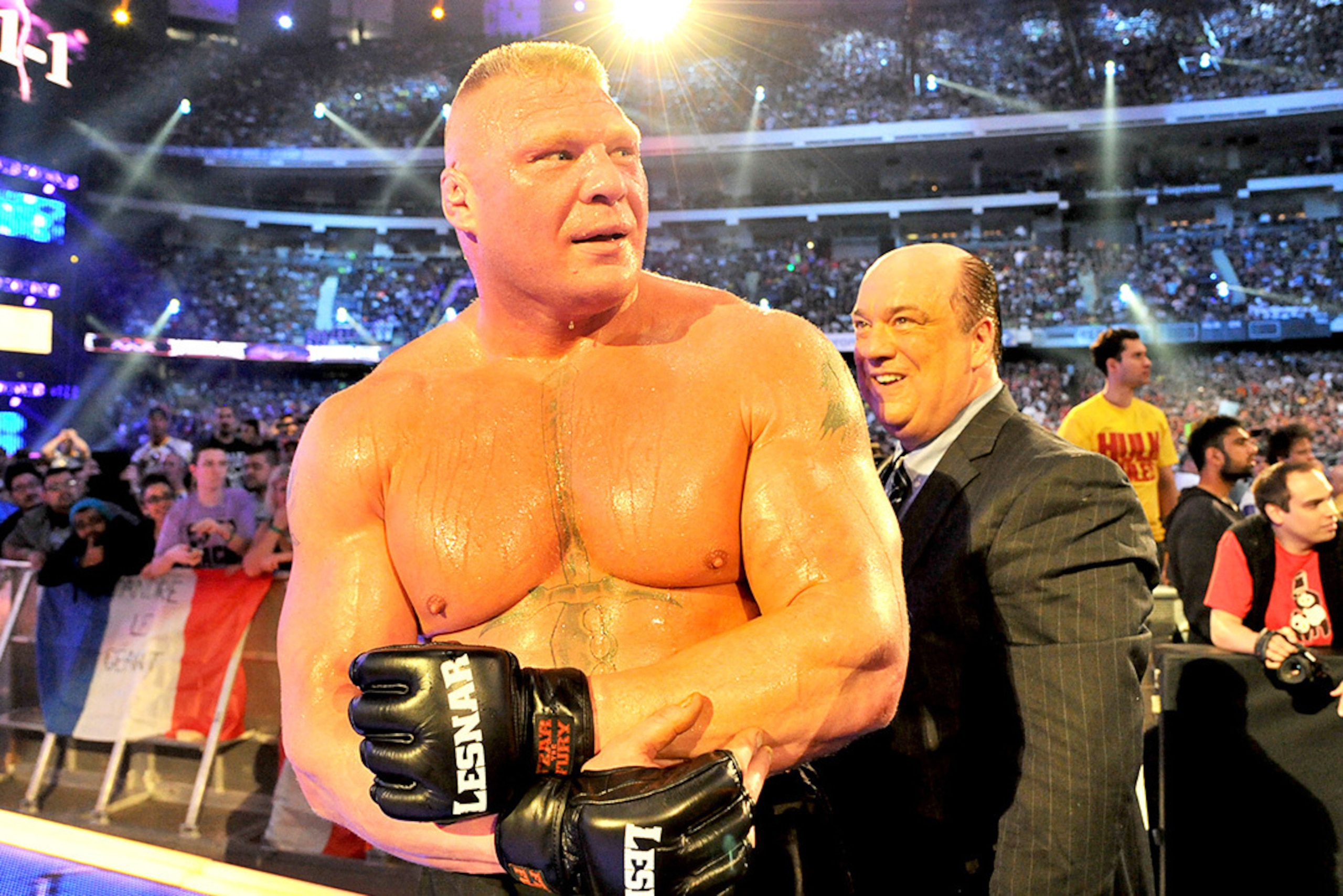Brock Lesnar at WrestleMania 30.