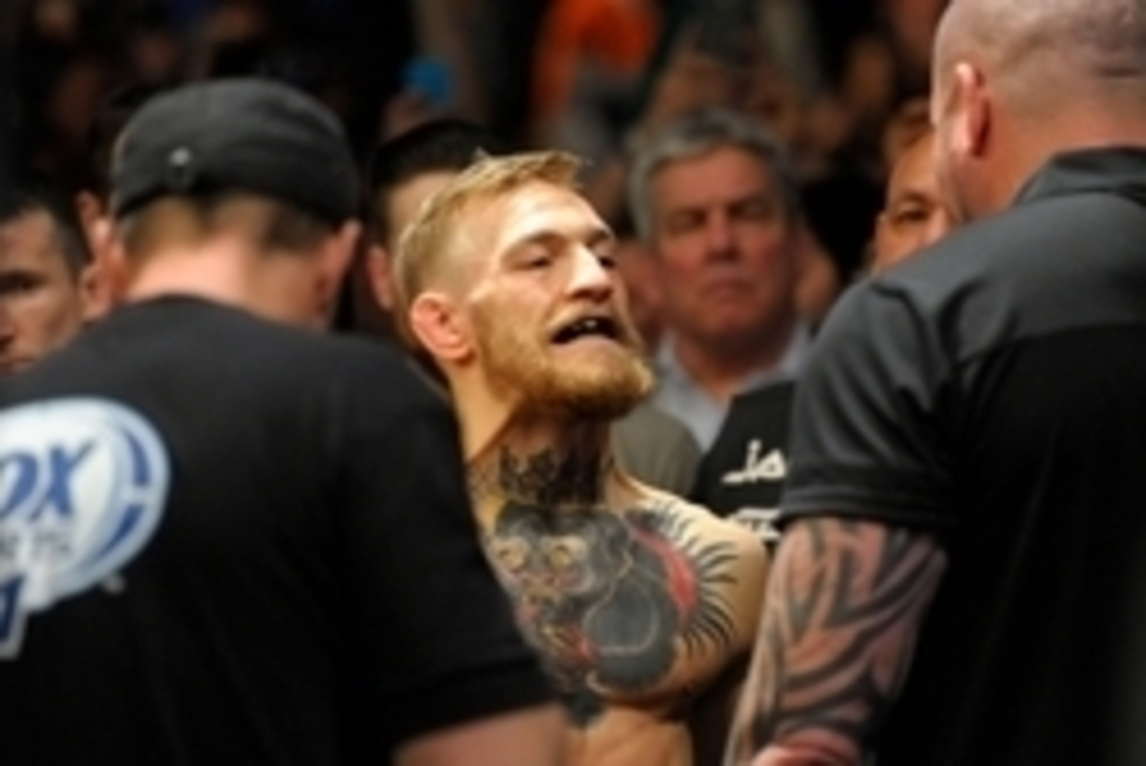 Jan 18, 2015; Boston, MA, USA; Conor McGregor before his fight against Dennis Siver during UFC Fight Night at TD Garden. Mandatory Credit: Bob DeChiara-USA TODAY Sports