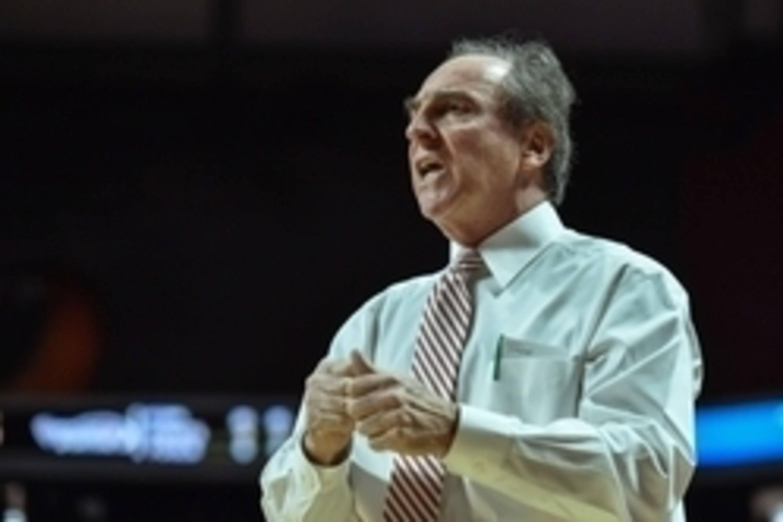 Mar 7, 2015; Philadelphia, PA, USA; Temple Owls head coach Fran Dunphy shouts to his payers during the first half of the game against the Connecticut Huskies at the Liacouras Center. Mandatory Credit: John Geliebter-USA TODAY Sports