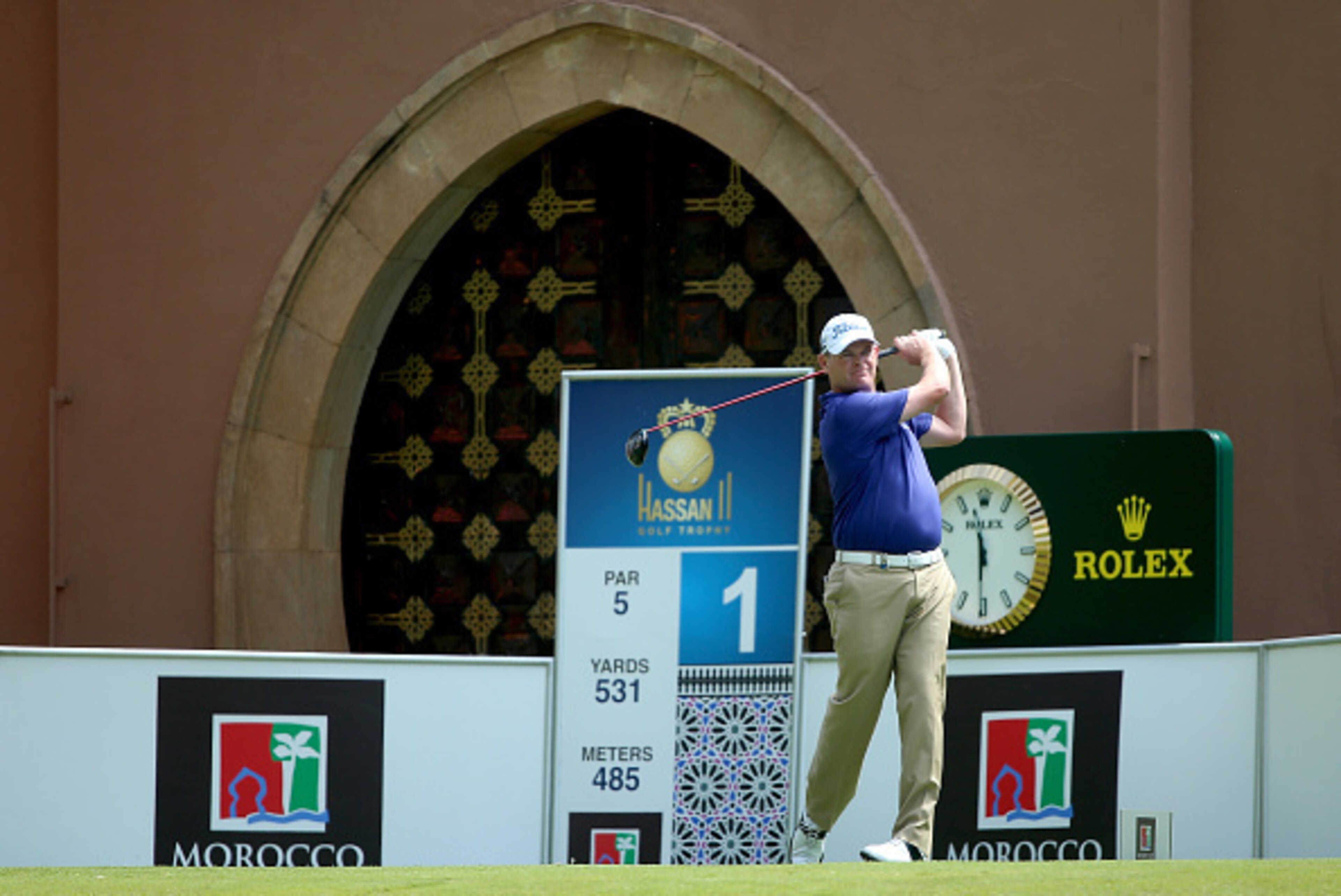 AGADIR, MOROCCO - MARCH 28: David Drysdale of Scotland in action during the third round of the Trophee Hassan II Golf at Golf du Palais Royal on March 28, 2015 in Agadir, Morocco. (Photo by Andrew Redington/Getty Images) AGADIR, MOROCCO - MARCH 28: David Drysdale of Scotland in action during the third round of the Trophee Hassan II Golf at Golf du Palais Royal on March 28, 2015 in Agadir, Morocco. (Photo by Andrew Redington/Getty Images)