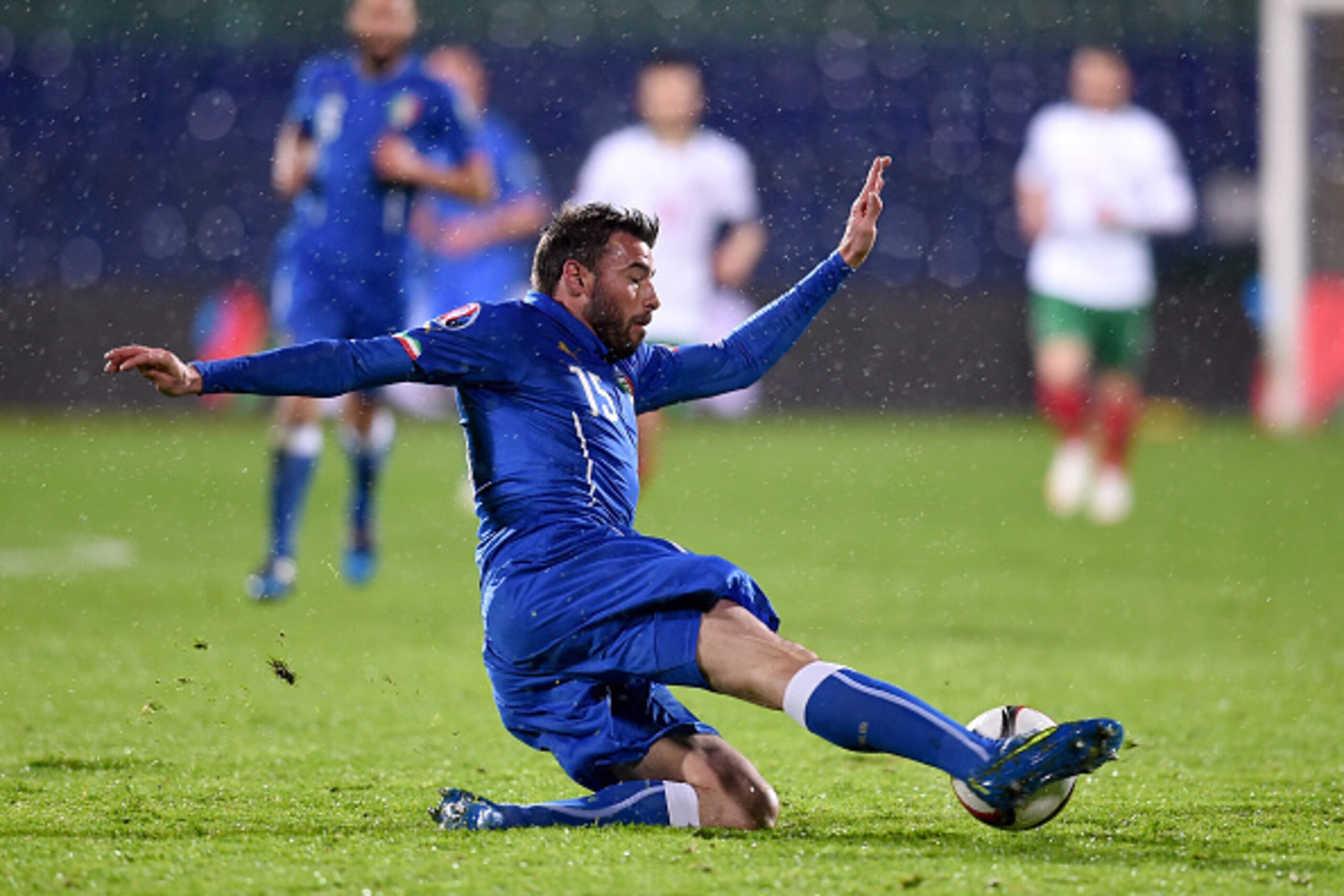 SOFIA, BULGARIA - MARCH 28:  Andrea Barzagli of Italy during the Euro 2016 Qualifier match between Bulgaria and Italy at Vasil Levski National Stadium on March 28, 2015 in Sofia, Bulgaria.  (Photo by Claudio Villa/Getty Images)
