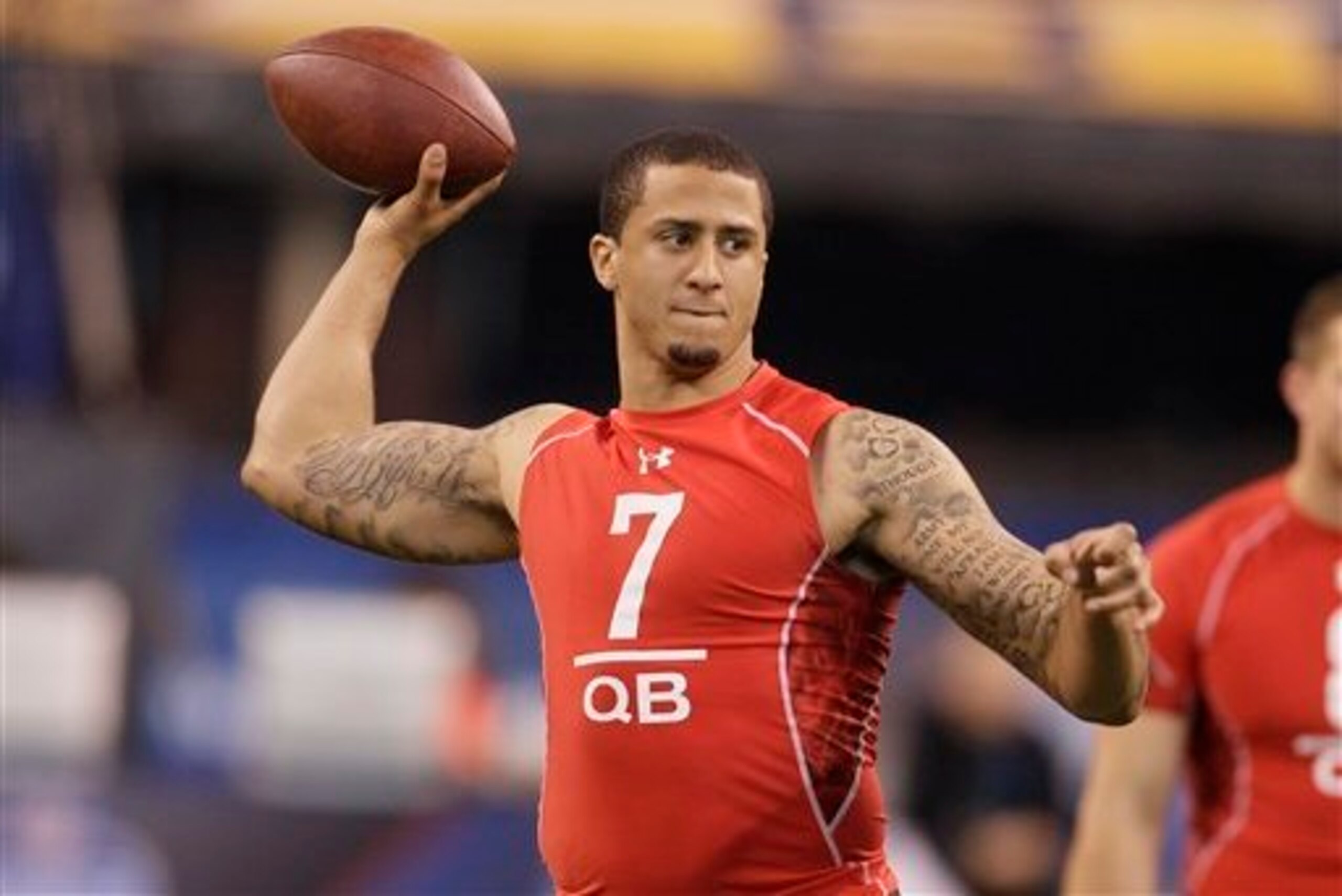 The 49ers traded up to grab Colin Kaepernick in 2011. The 49ers traded up to grab Colin Kaepernick in 2011.