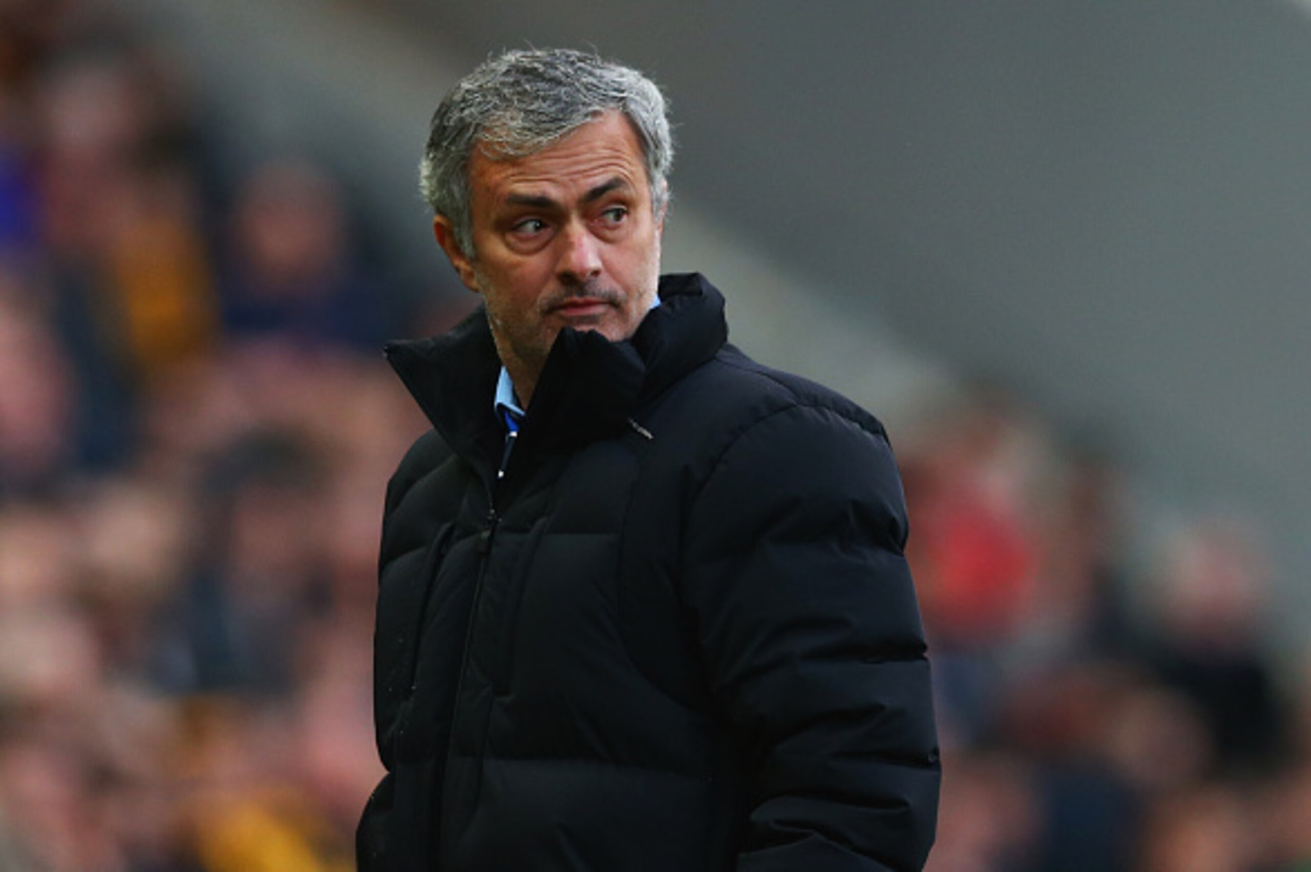 HULL, ENGLAND - MARCH 22: Jose Mourinho manager of Chelsea looks thoughtful during the Barclays Premier League match between Hull City and Chelsea at KC Stadium on March 22, 2015 in Hull, England. (Photo by Matthew Lewis/Getty Images) HULL, ENGLAND - MARCH 22: Jose Mourinho manager of Chelsea looks thoughtful during the Barclays Premier League match between Hull City and Chelsea at KC Stadium on March 22, 2015 in Hull, England. (Photo by Matthew Lewis/Getty Images)