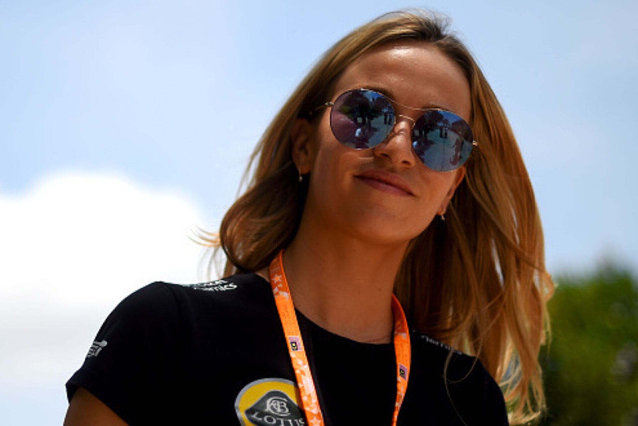 KUALA LUMPUR, MALAYSIA - MARCH 28:  Development driver Carmen Jorda of Spain and Lotus F1 walks in the paddock before final practice for the Malaysia Formula One Grand Prix at Sepang Circuit on March 28, 2015 in Kuala Lumpur, Malaysia.  (Photo by Lars Bar