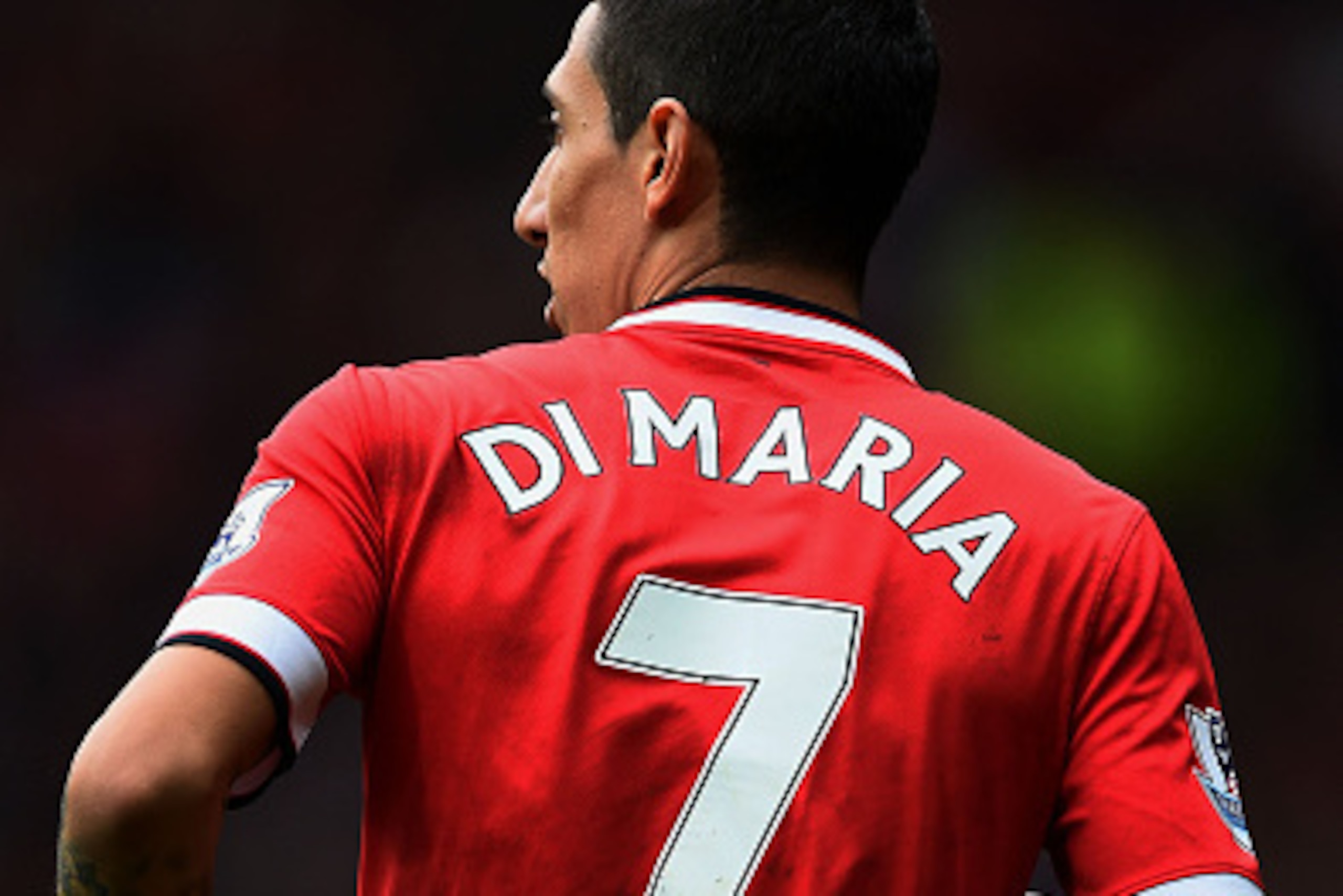 MANCHESTER, ENGLAND - SEPTEMBER 27:  Angel di Maria of Manchester United in action during the Barclays Premier League match between Manchester United and West Ham United at Old Trafford on September 27, 2014 in Manchester, England.  (Photo by Laurence Gri