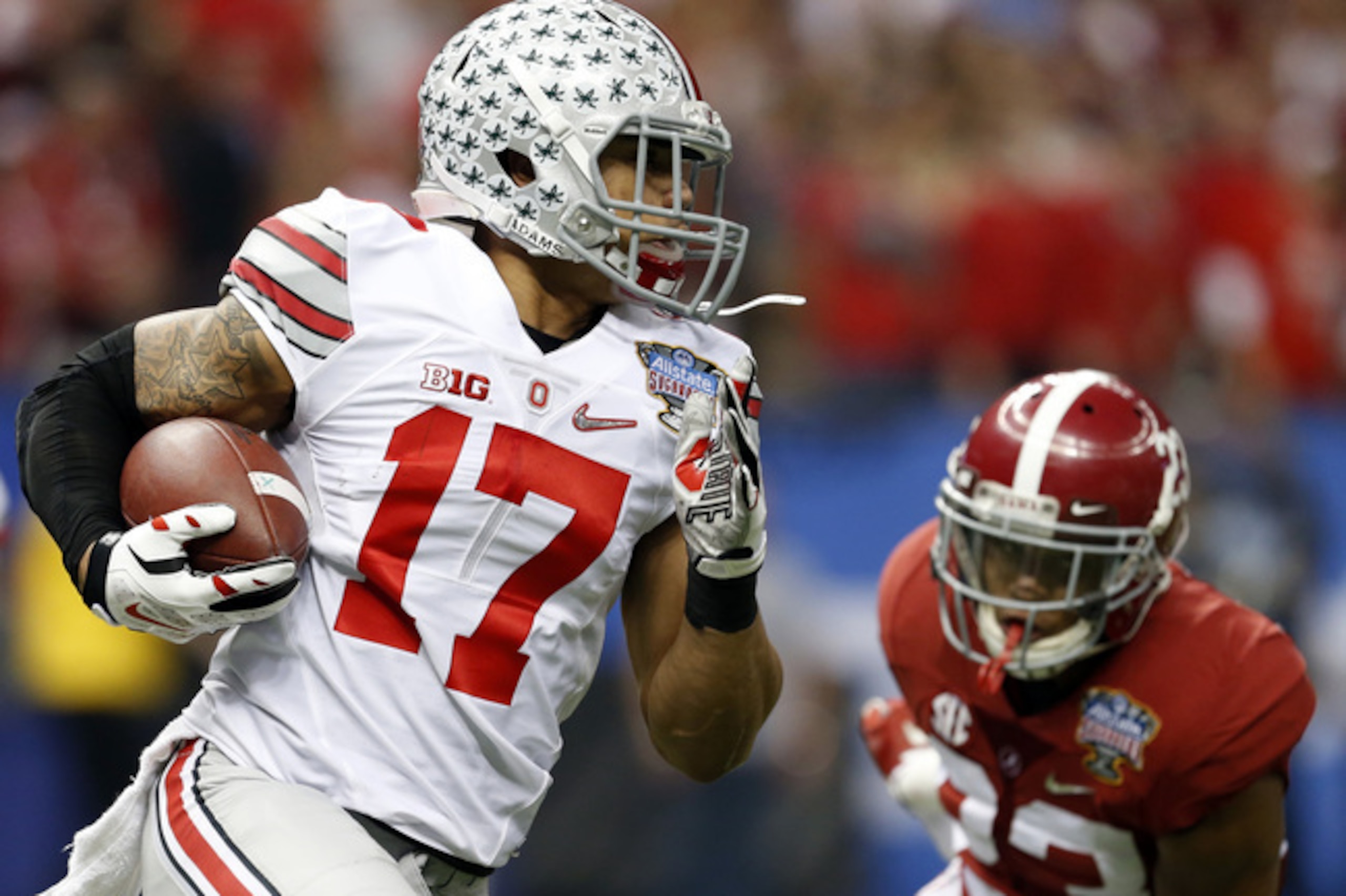 New Ohio State commitment Demario McCall has been compared to Buckeyes H-back Jalin Marshall.