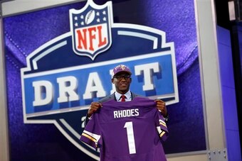 Minnesota used the first-round pick acquired in the Percy Harvin trade to draft cornerback Xavier Rhodes No. 25 overall.
