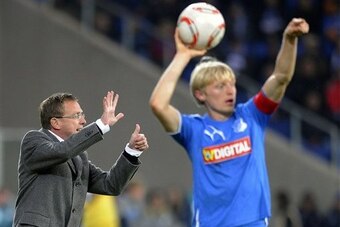 Rangnick brought Hoffenheim to the top flight.