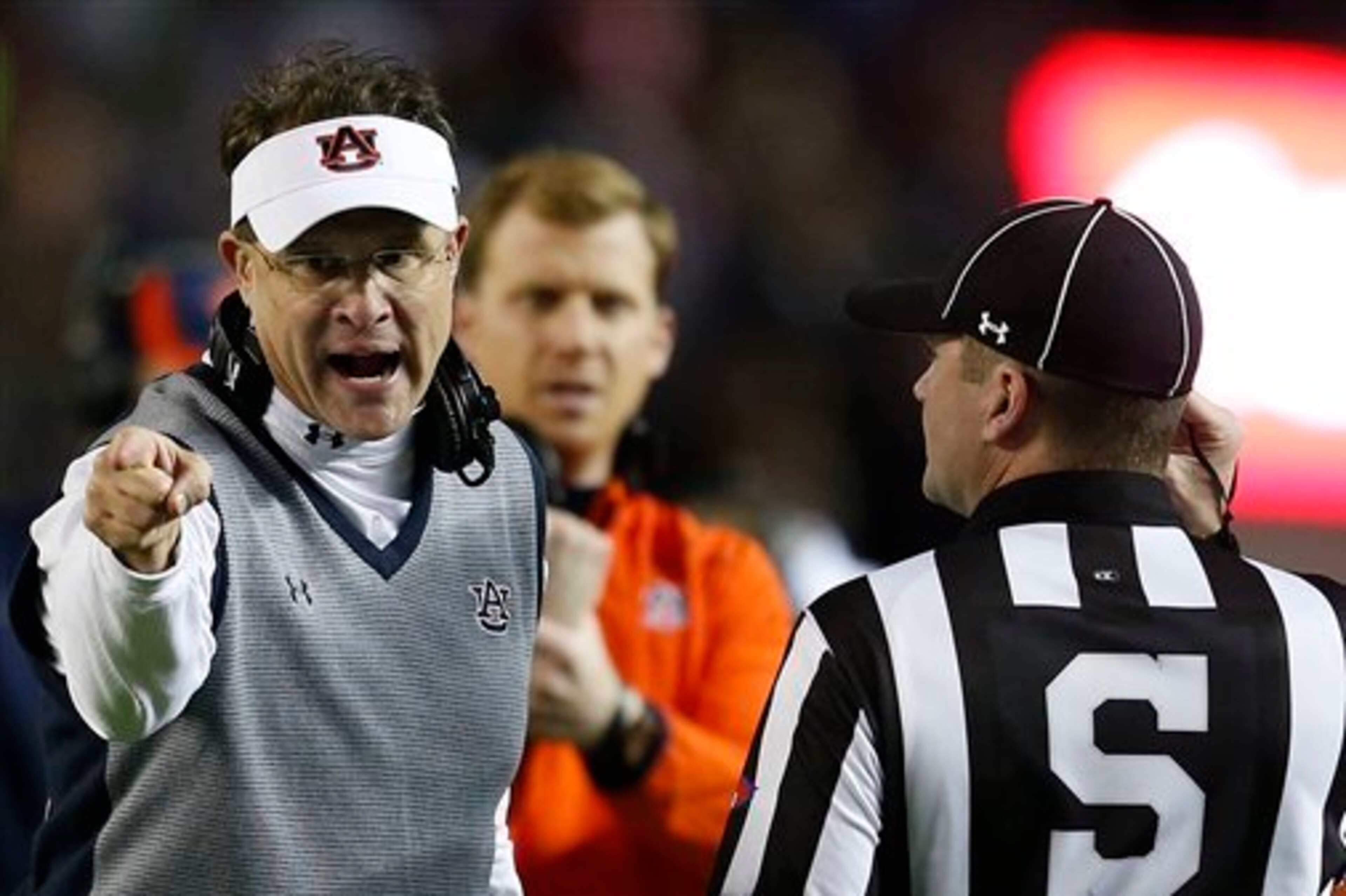 Gus Malzahn said he's not happy with the Big Ten's ability to set up satellite camps.