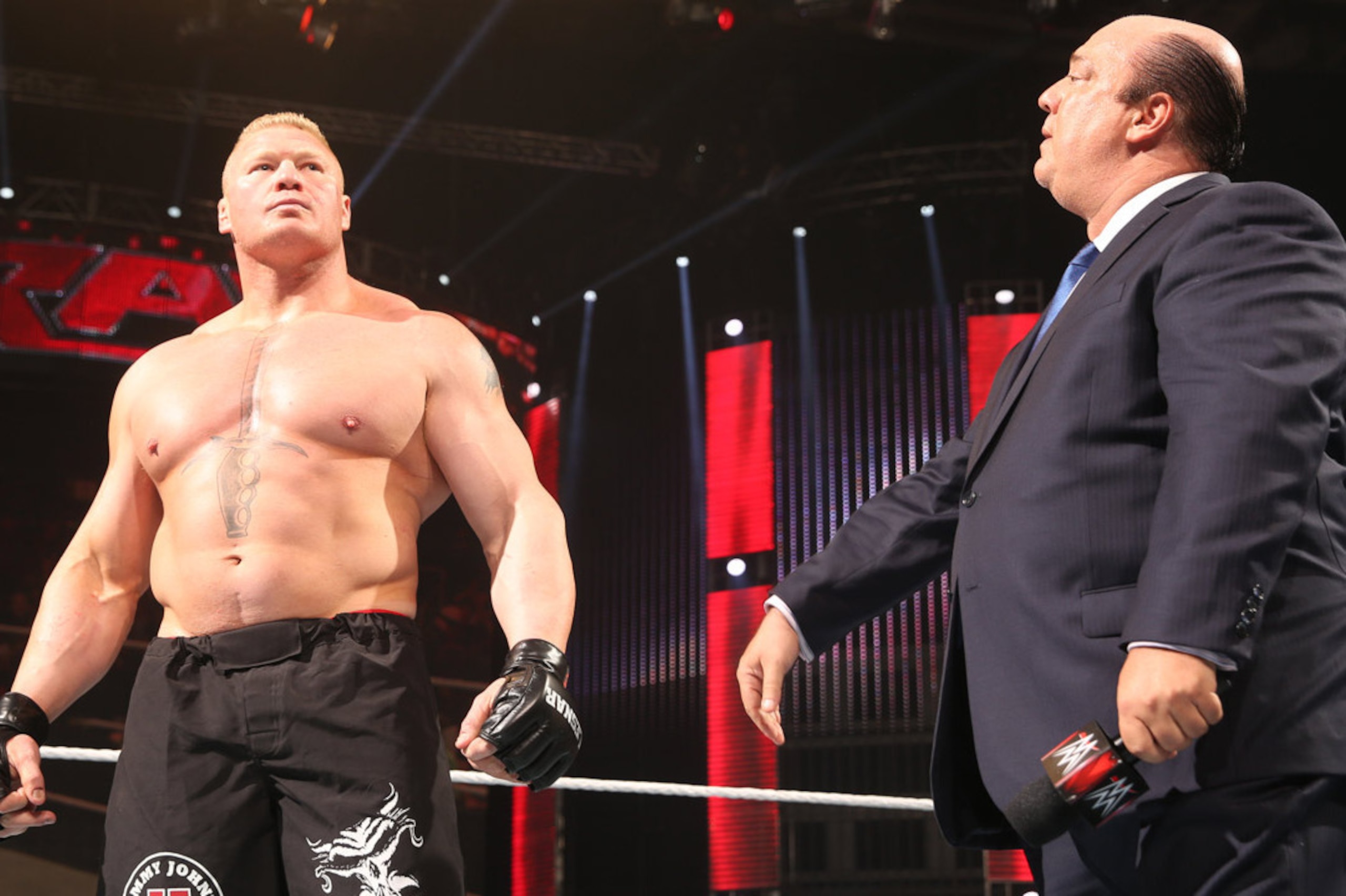 Brock Lesnar and Paul Heyman