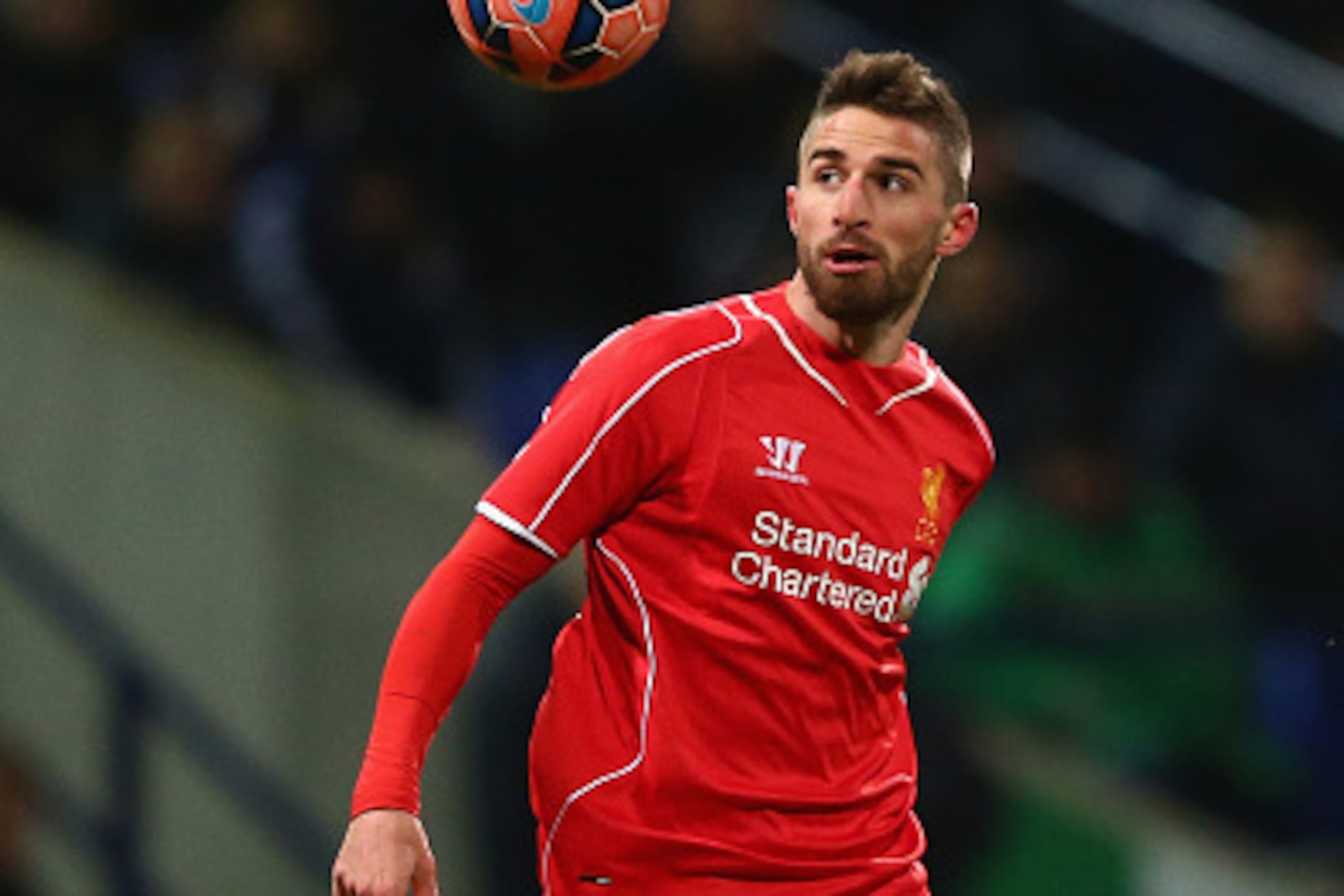 BOLTON, ENGLAND - FEBRUARY 04:  Fabio Borini of Liverpool during the FA Cup fourth round replay match between Bolton Wanderers and Liverpool at the Macron Stadium on February 4, 2015 in Bolton, England.  (Photo by Michael Steele/Getty Images)