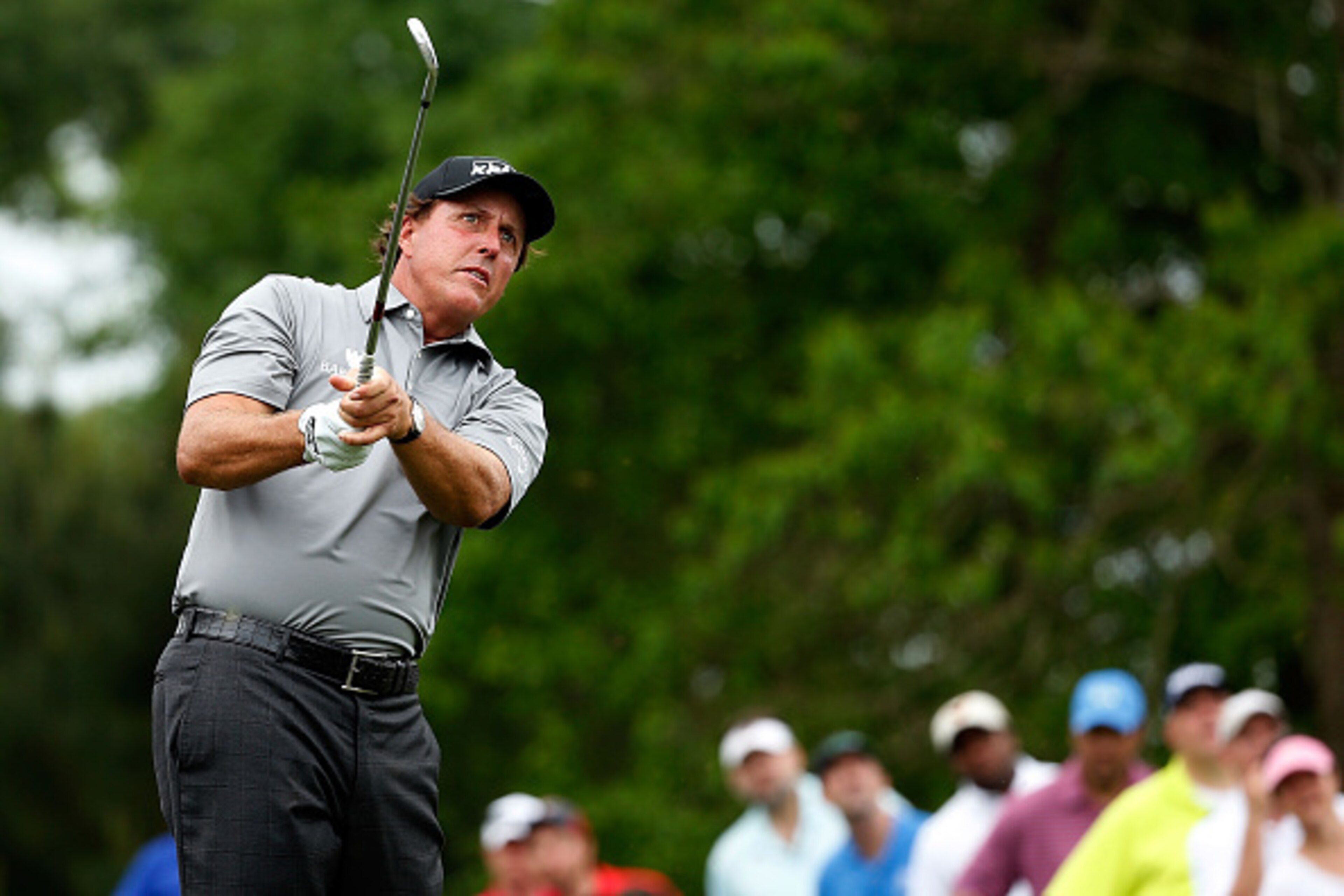 HUMBLE, TX - APRIL 03: Phil Mickelson hits his tee shot on the ninth hole during the second round of the Shell Houston Open at the Golf Club of Houston on April 3, 2015 in Humble, Texas. (Photo by Scott Halleran/Getty Images) HUMBLE, TX - APRIL 03: Phil Mickelson hits his tee shot on the ninth hole during the second round of the Shell Houston Open at the Golf Club of Houston on April 3, 2015 in Humble, Texas. (Photo by Scott Halleran/Getty Images)
