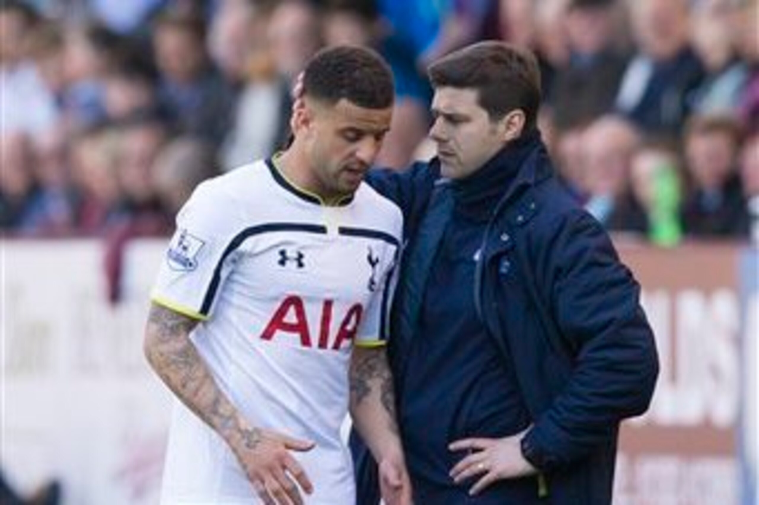 It was not the best day for either the injured Kyle Walker or Pochettino.