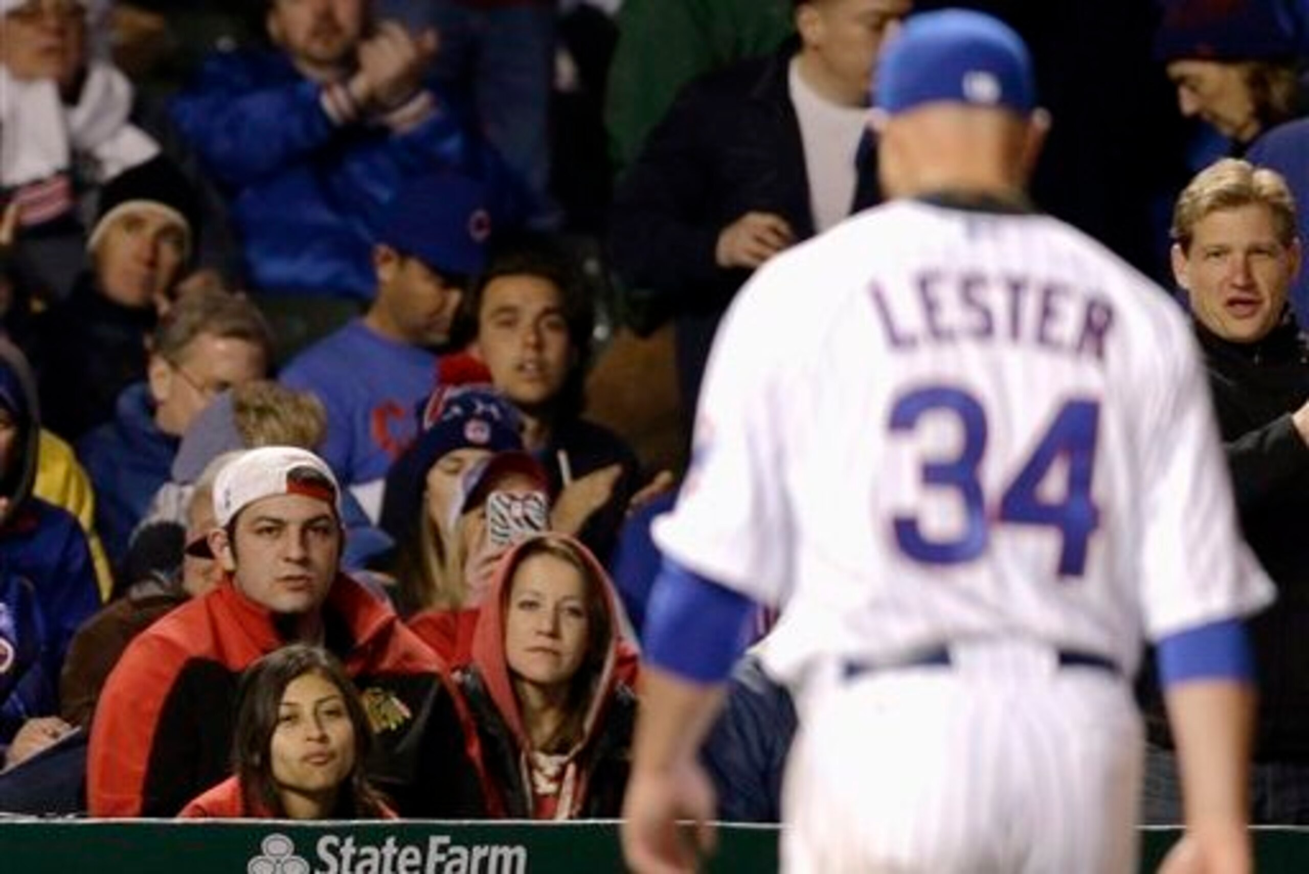Jon Lester, who dealt with a "dead arm" in spring training, couldn't escape the fifth inning.