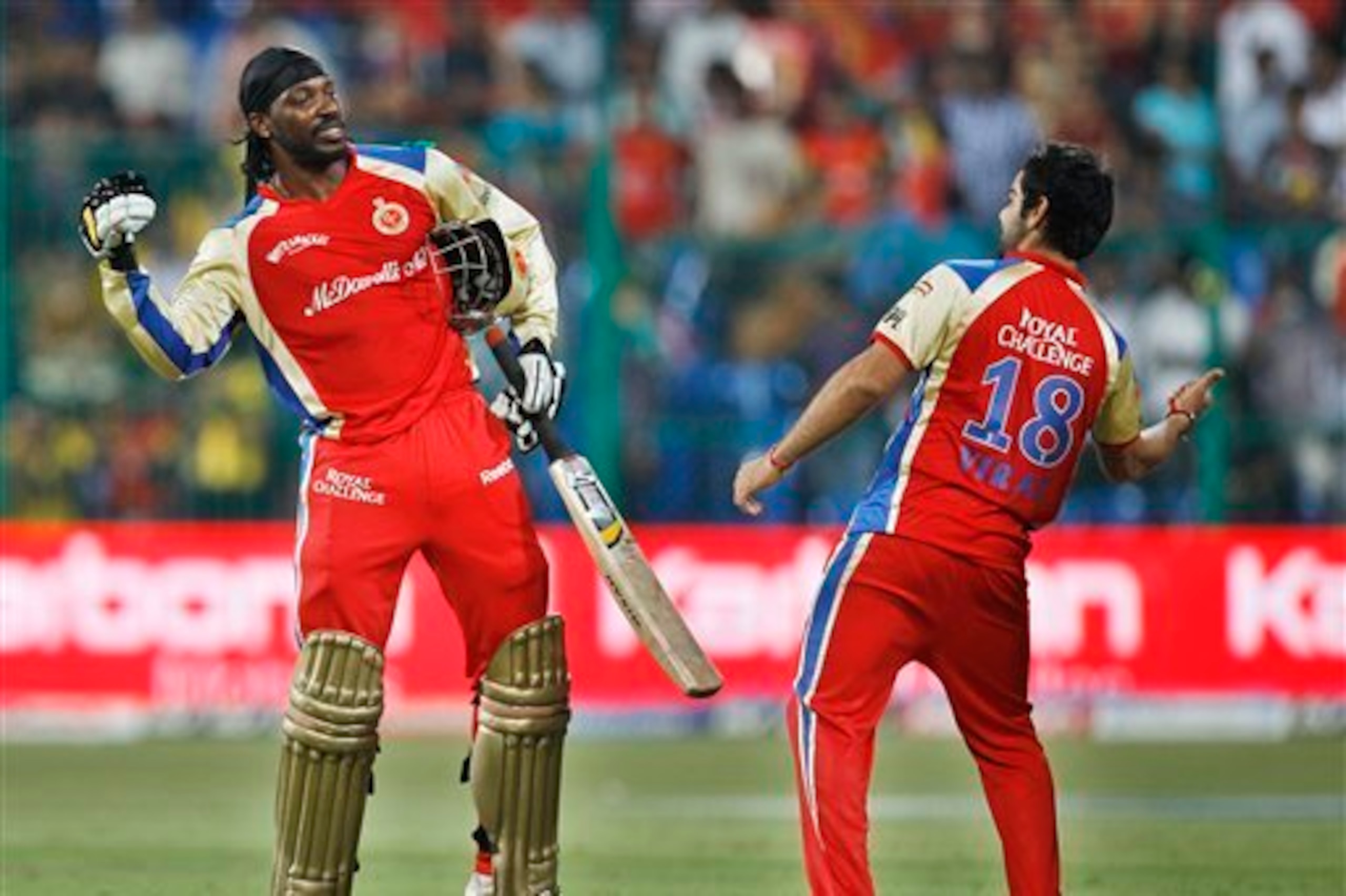 Gayle and Kohli make the Royal Challengers extremely dangerous opponents.